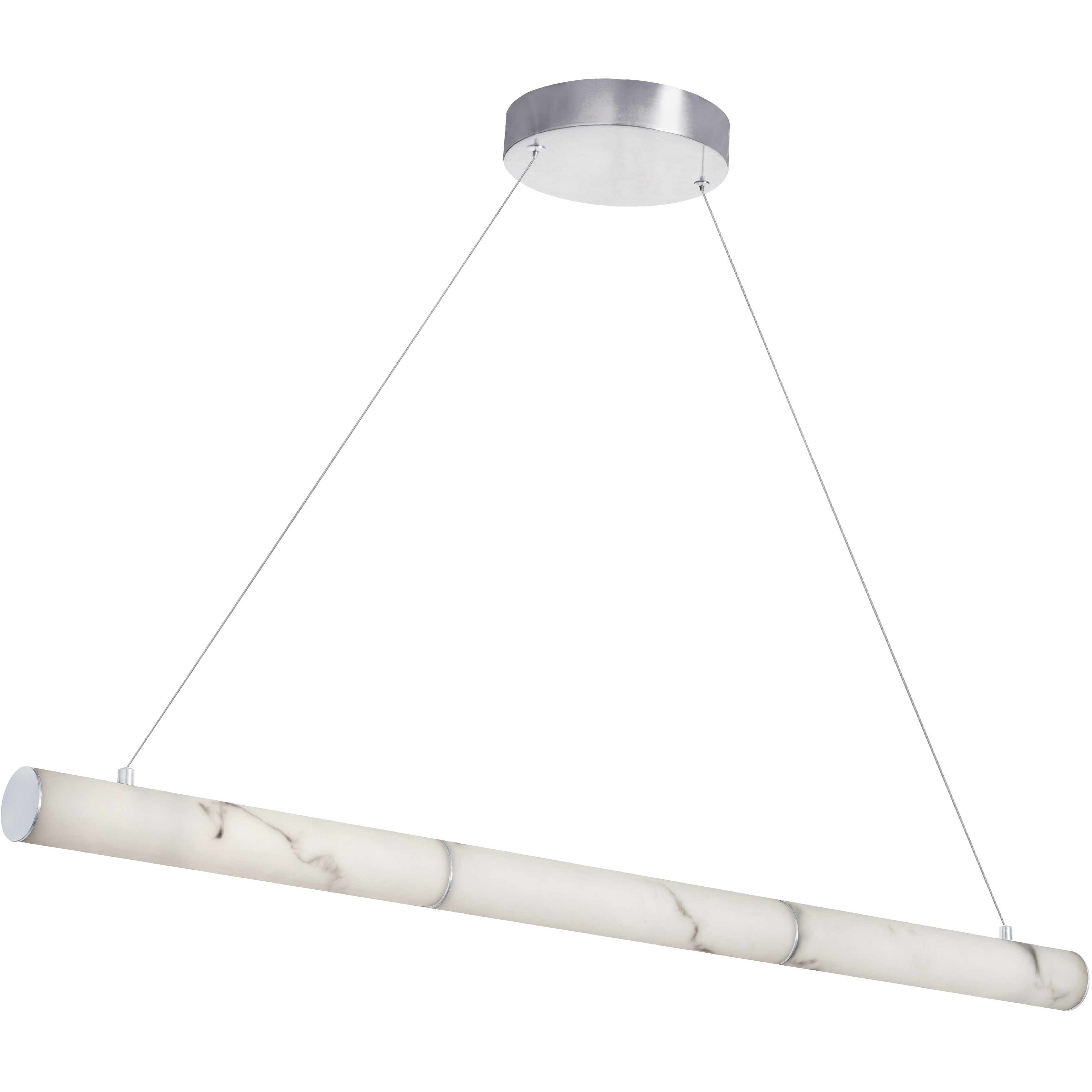 Reuben LED 40 inch Polished Chrome Horizontal Pendant Ceiling Light