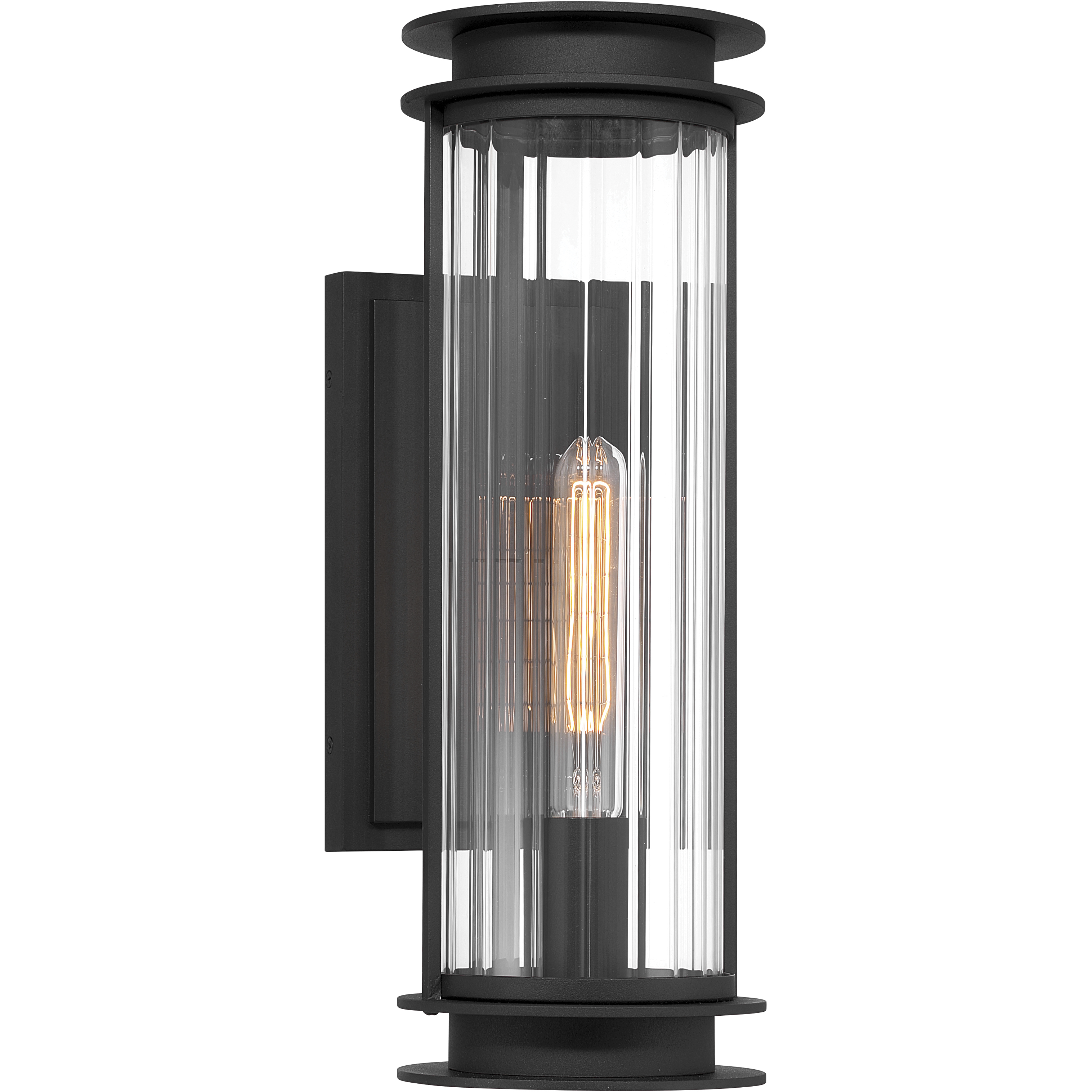 Vessaro 1 Light 17 inch Sand Coal Black Outdoor Wall Sconce
