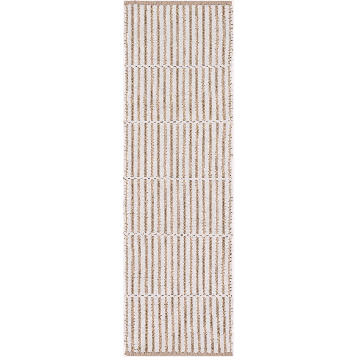 Julia 72 X 48 inch Taupe, Cream, White Rug