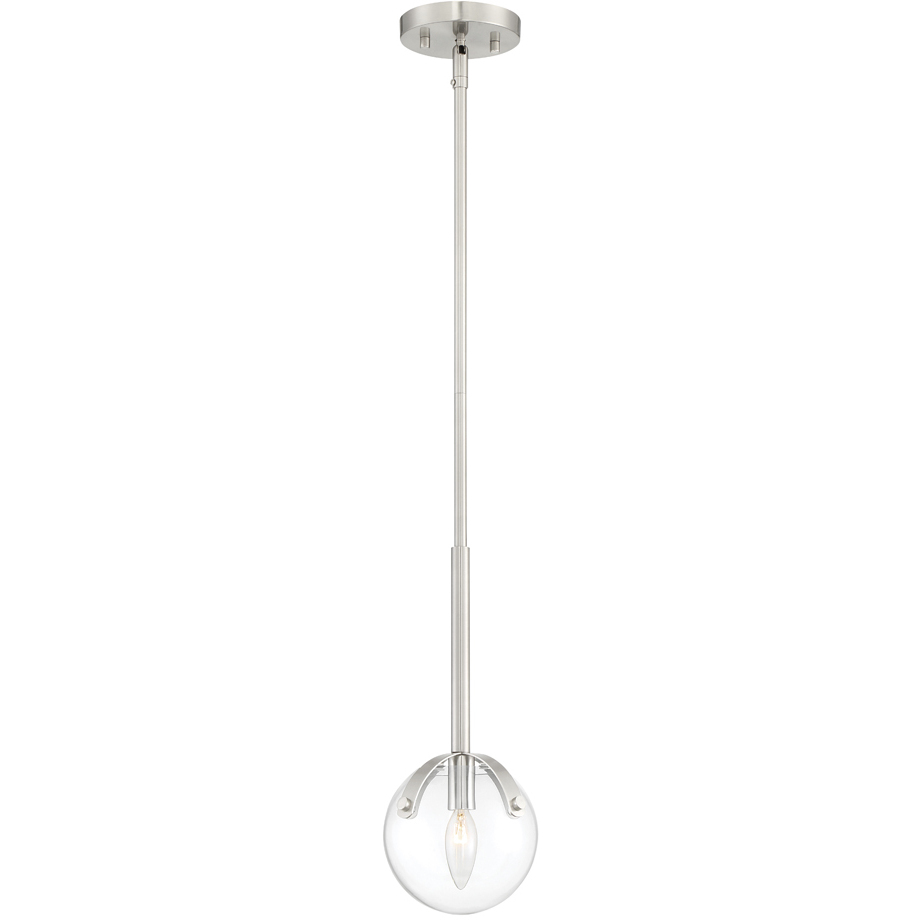 Spyglass 1 Light 6.5 inch Satin Platinum Mini Pendant Ceiling Light