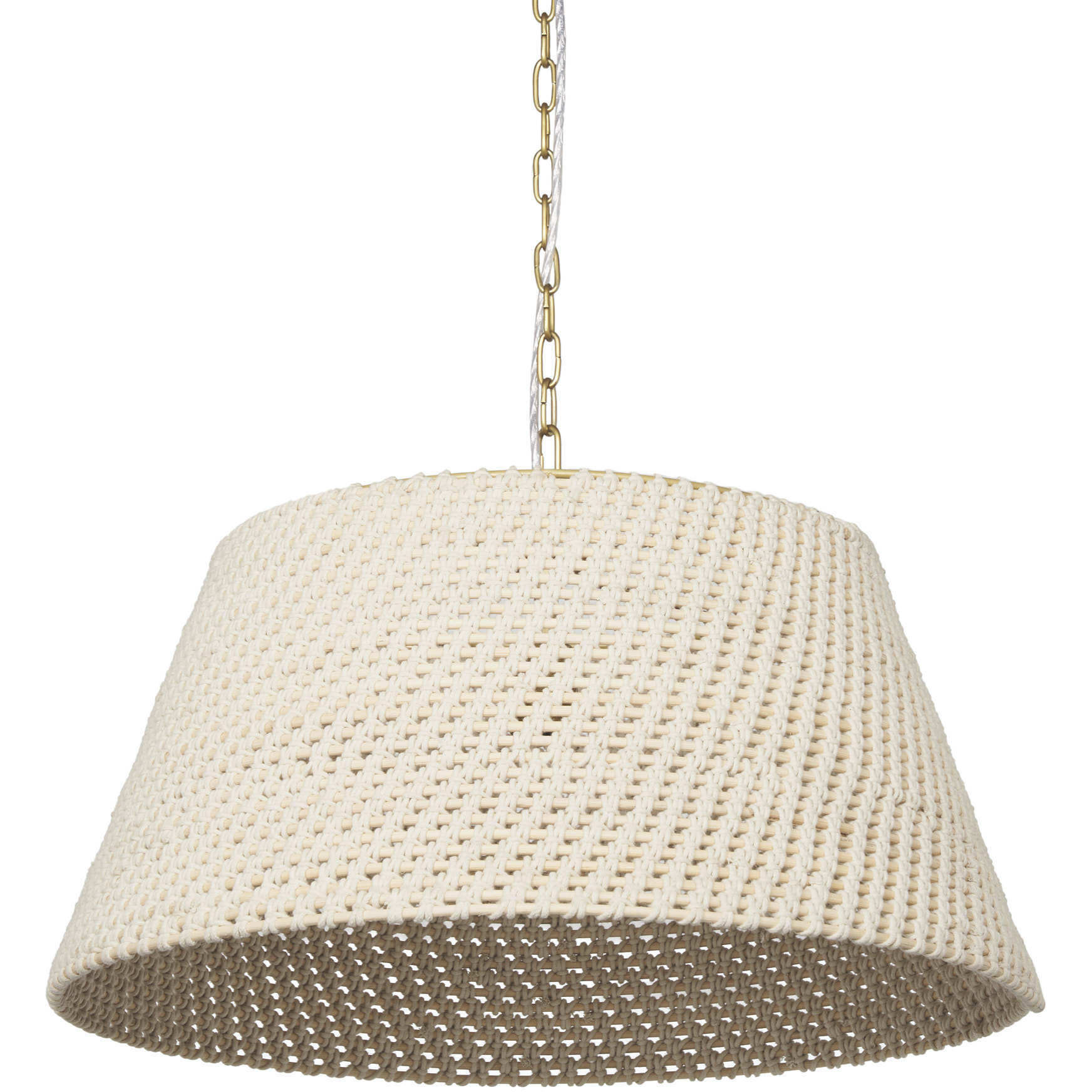 Tosha 24 inch Taupe Pendant Light Ceiling Light