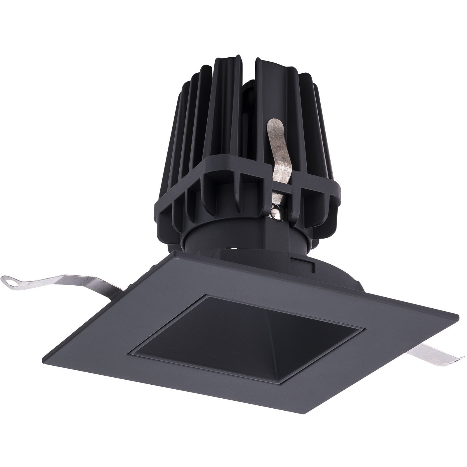 FQ Integrated LED Black Recessed Trim in 2700K, 4" LED