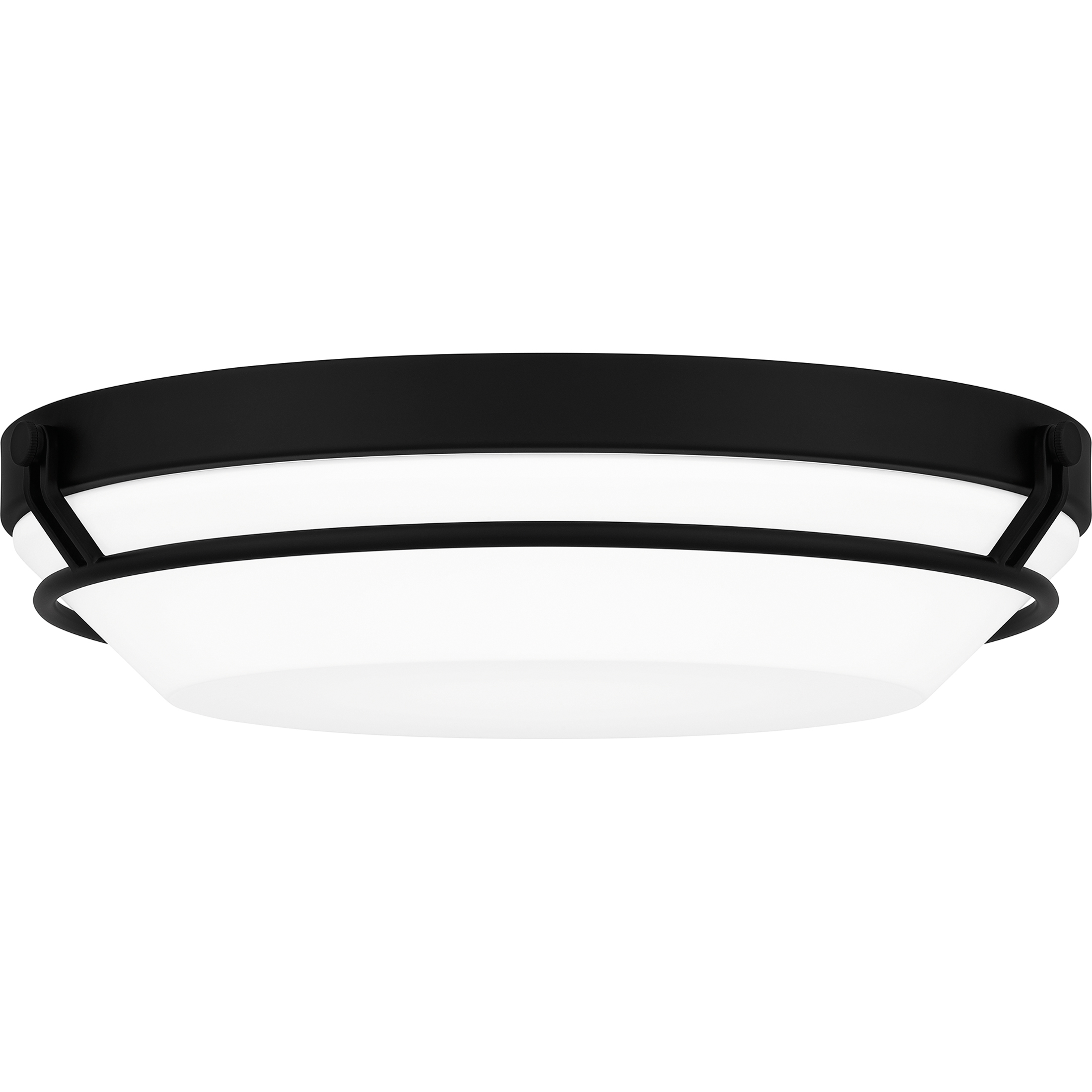 Dunbar 16 inch Matte Black Flush Mount Ceiling Light