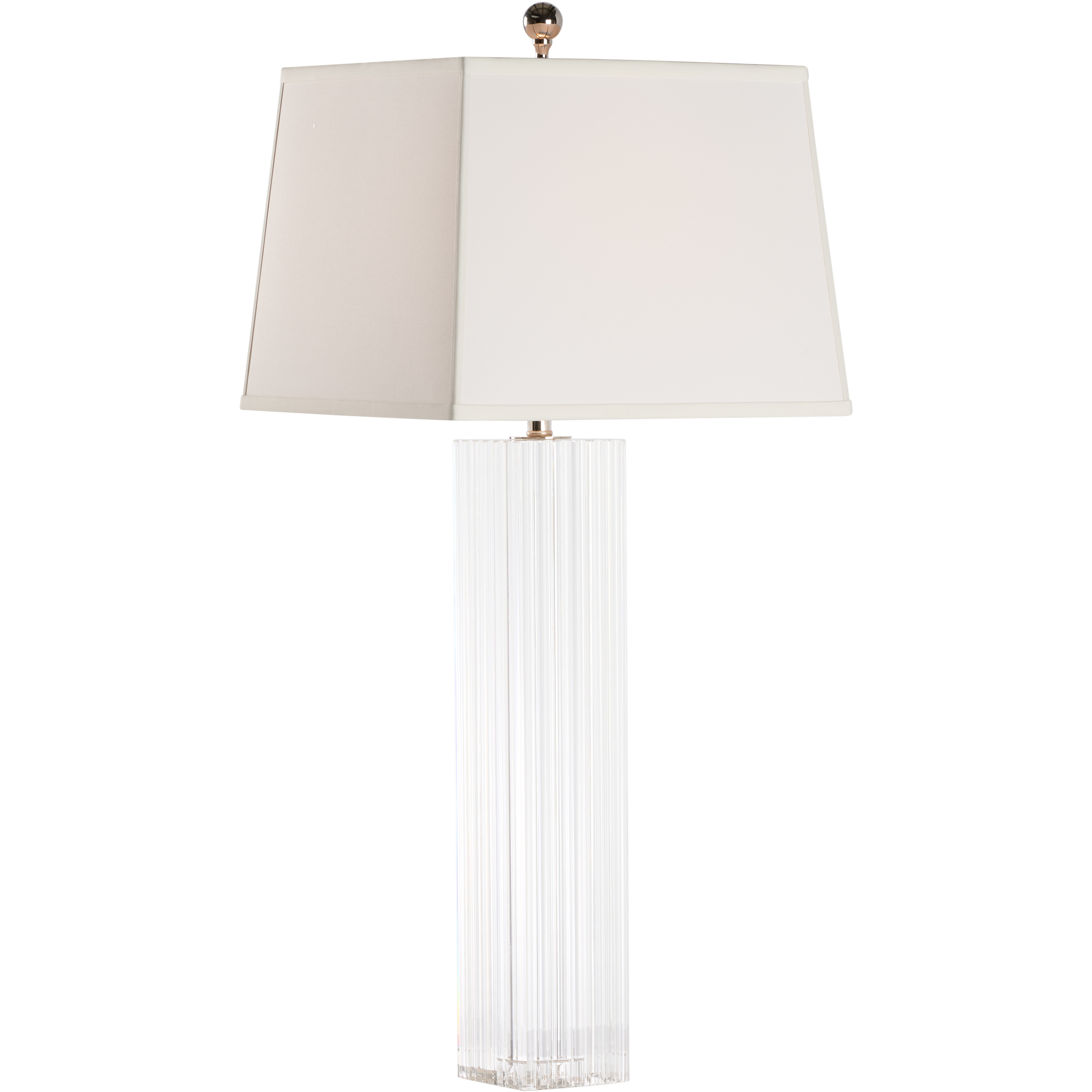 Stanford 24.5 inch 100.00 watt Clear Table Lamp Portable Light