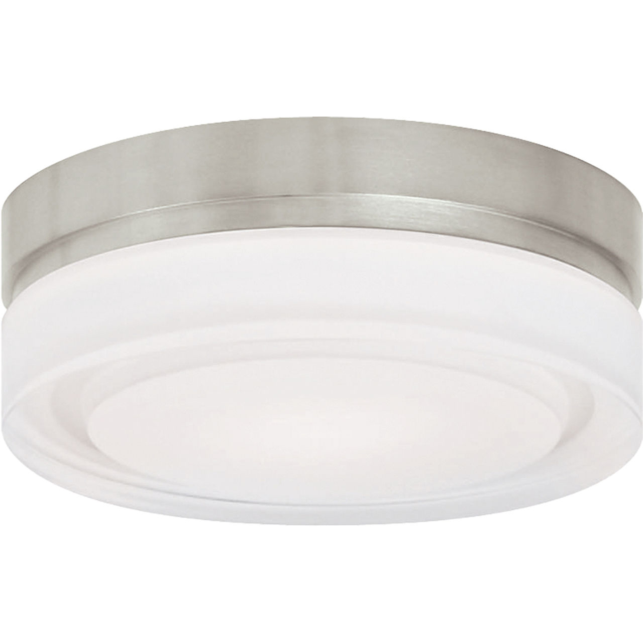 Sean Lavin Cirque LED 6 inch Satin Nickel Flush Mount Ceiling Light in 2700K, Integrated LED