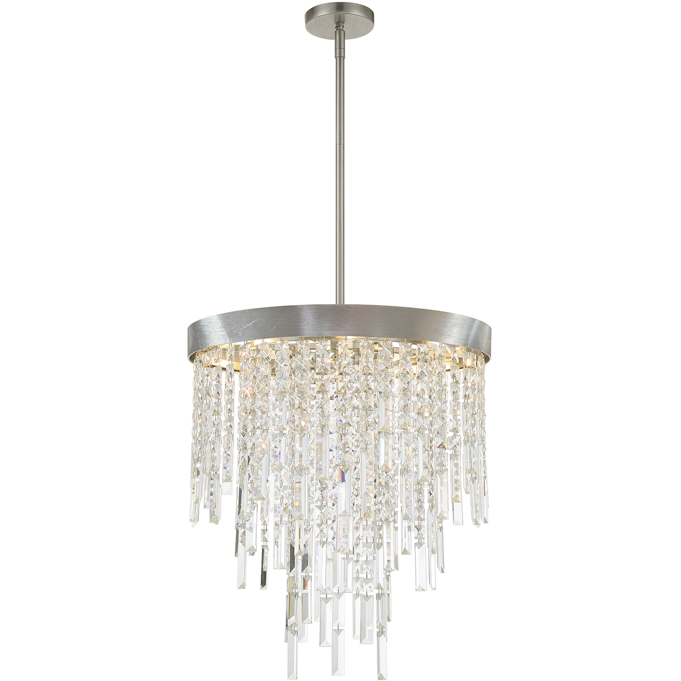 Winfield 5 Light 20 inch Antique Silver Chandelier Ceiling Light