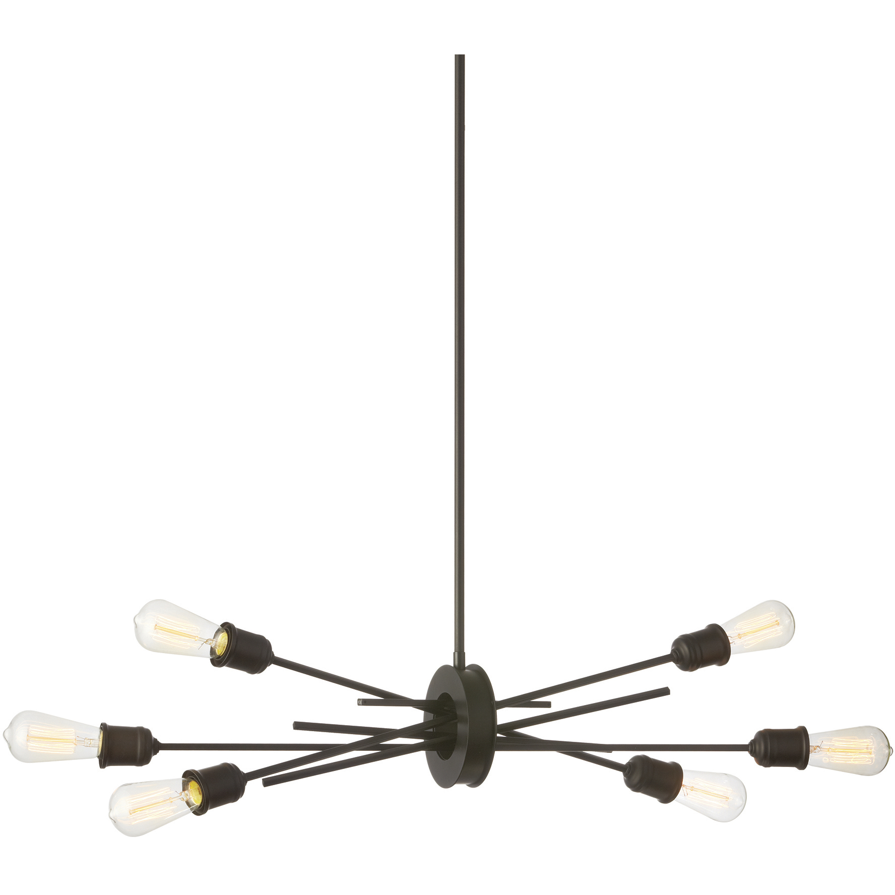 Nebraska LED 16 inch Espresso Horizontal Pendant Ceiling Light