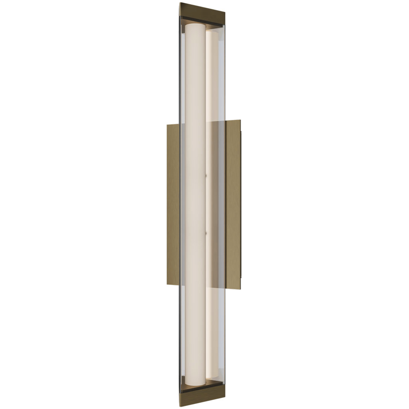 Boulevard LED 18 inch Aged Brass Bath Vanity & Wall Light in 4000K, dweLED