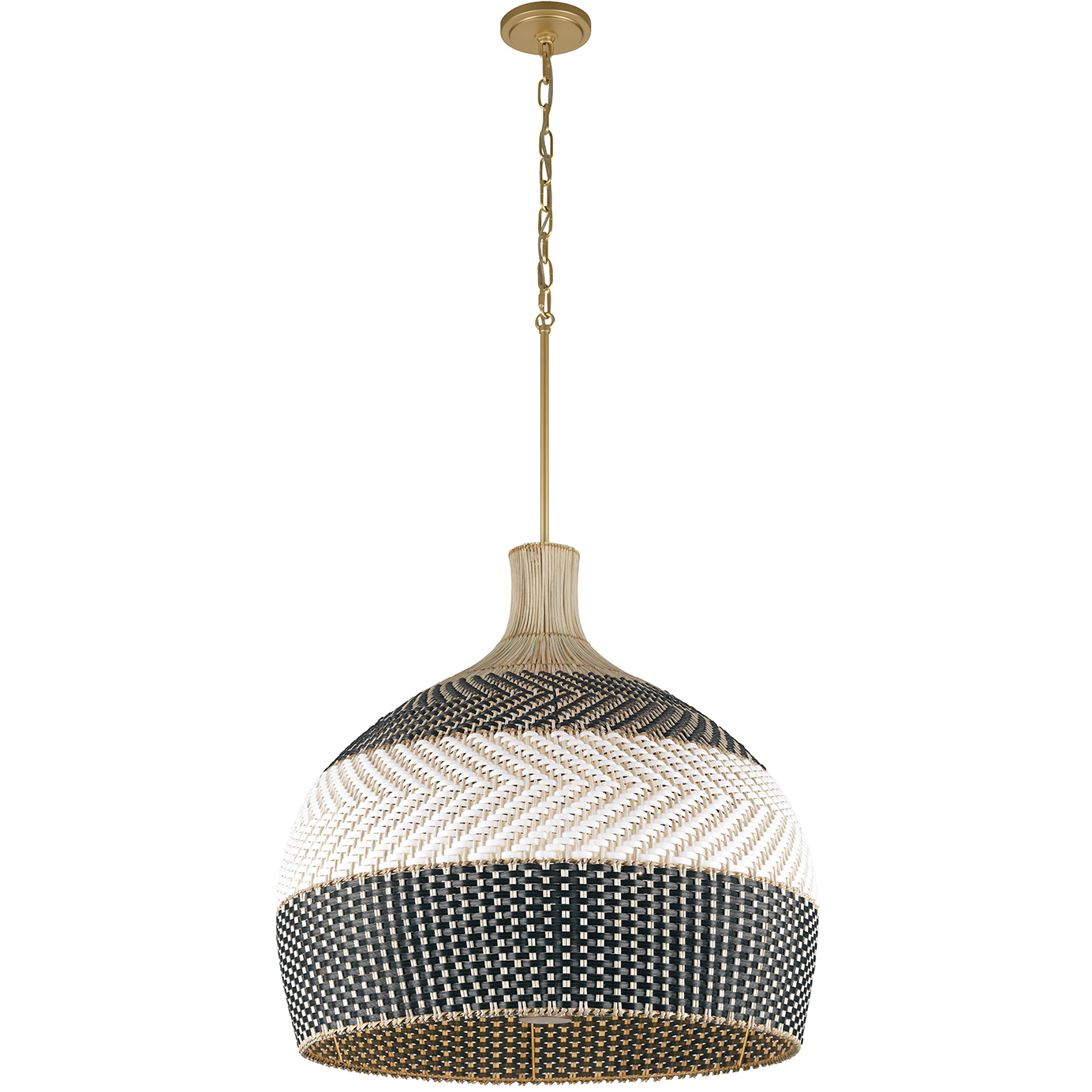 Zanzibar Pendant Ceiling Light in Soft Gold