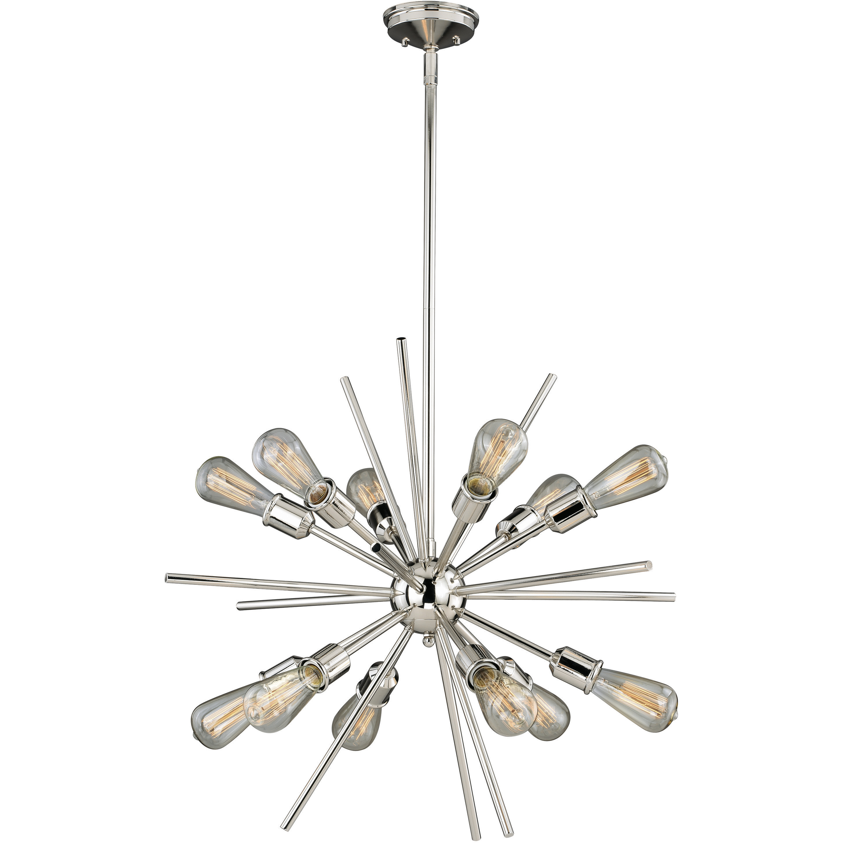 Estelle LED 27.5 inch Polished Nickel Pendant Ceiling Light