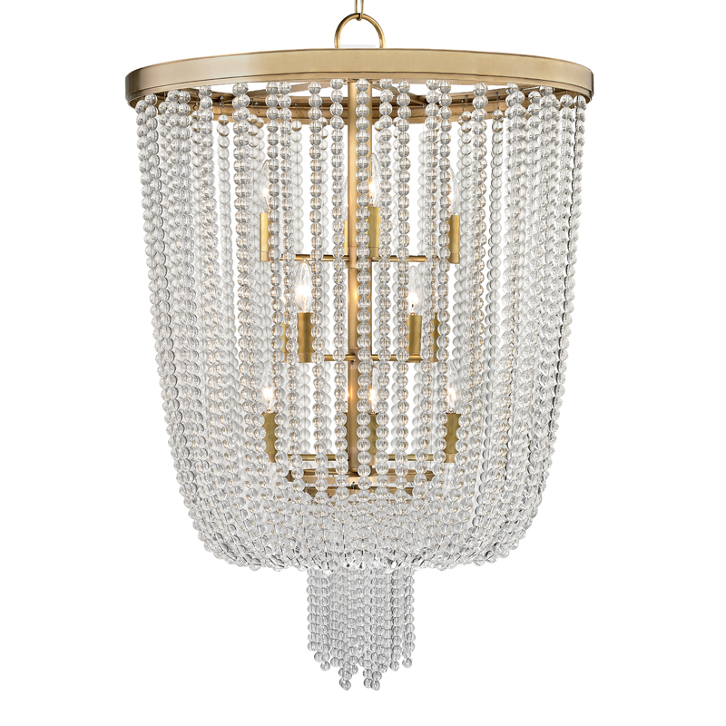 Royalton 12 Light 26 inch Aged Brass Pendant Ceiling Light
