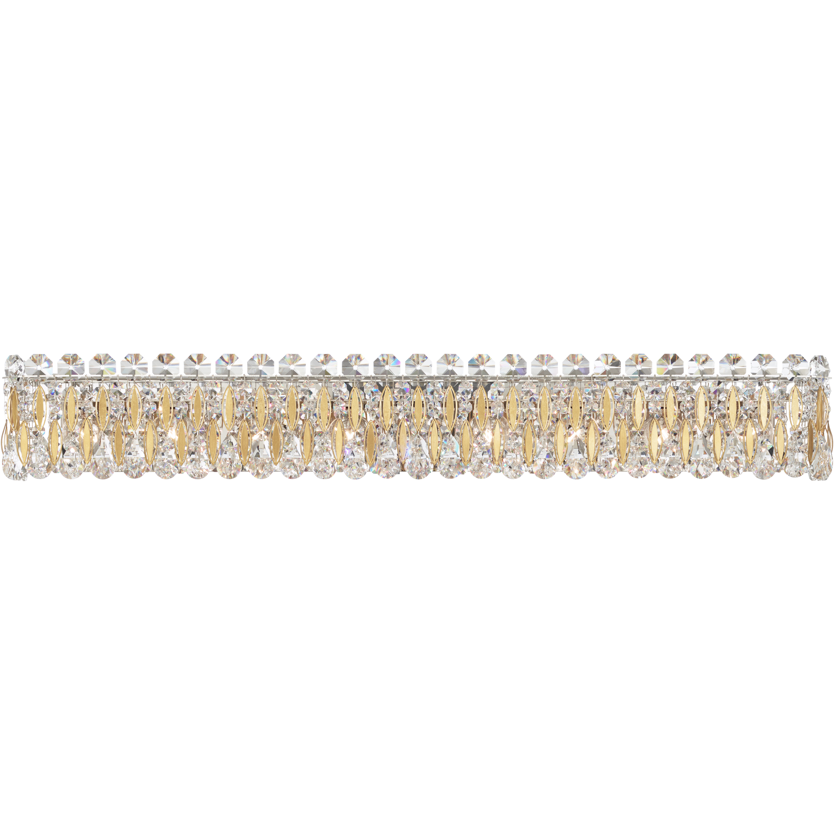 Sarella 8 Light 36.5 inch Heirloom Gold Bath Vanity & Wall Light in Heritage