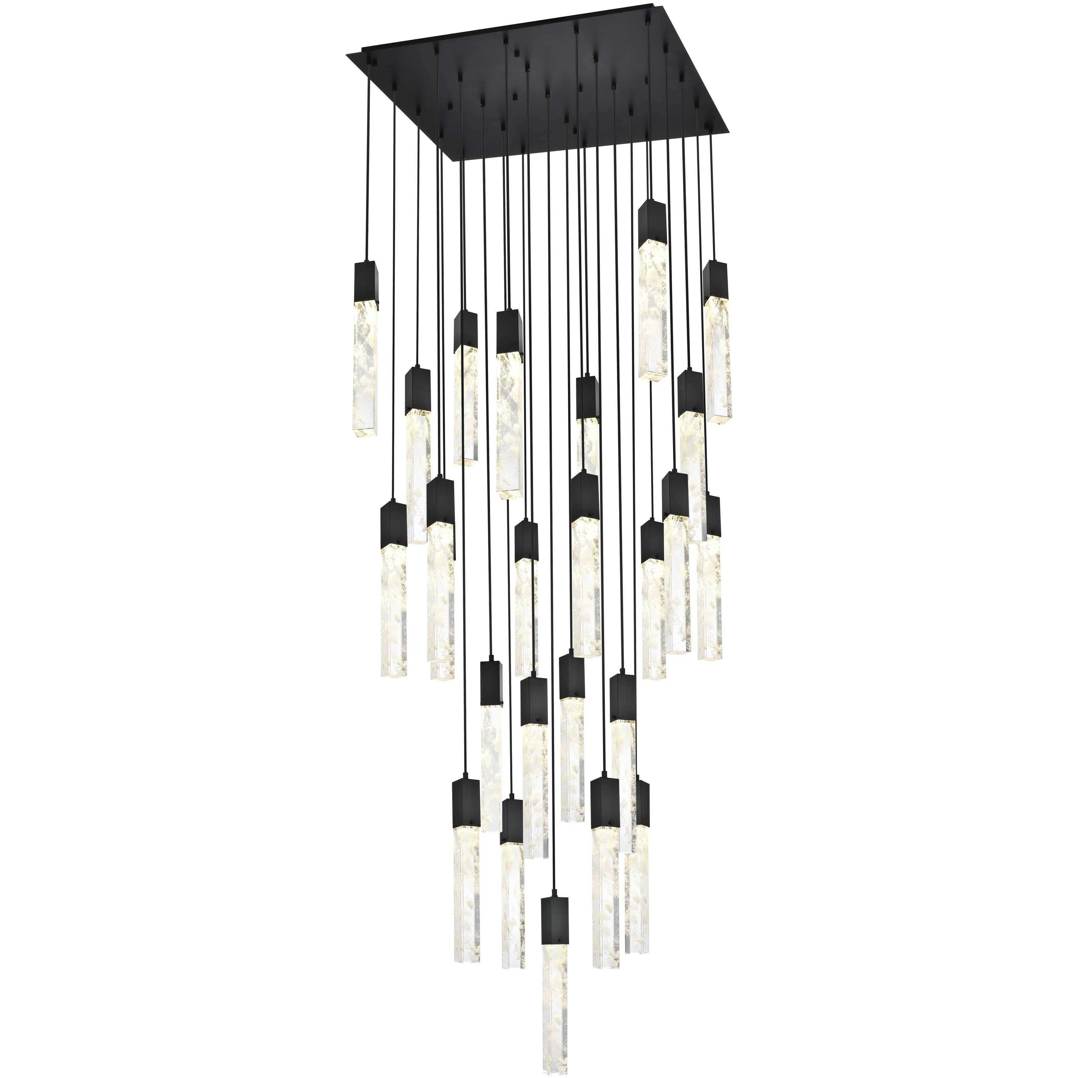 Aurora 16 Light 30 inch Satin Gold Chandelier Ceiling Light
