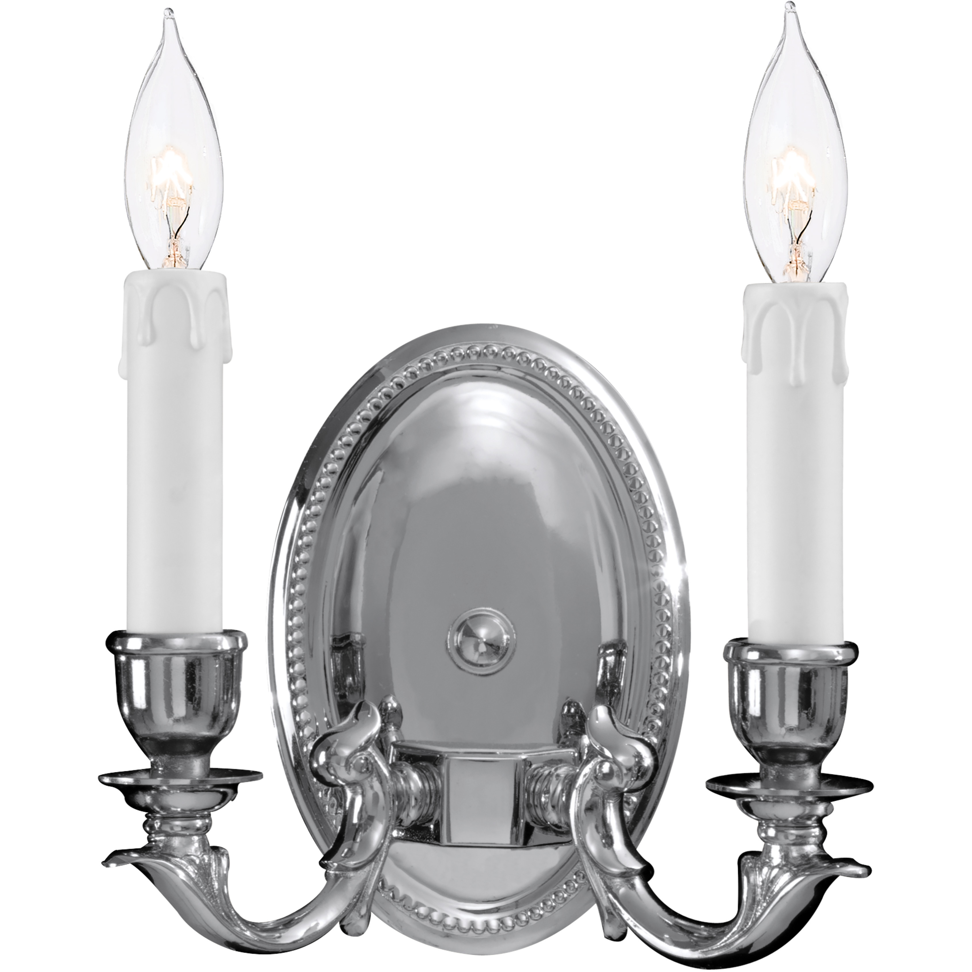 Metropolitan Family Collection Wall Sconce Wall Light in Polished Chrome