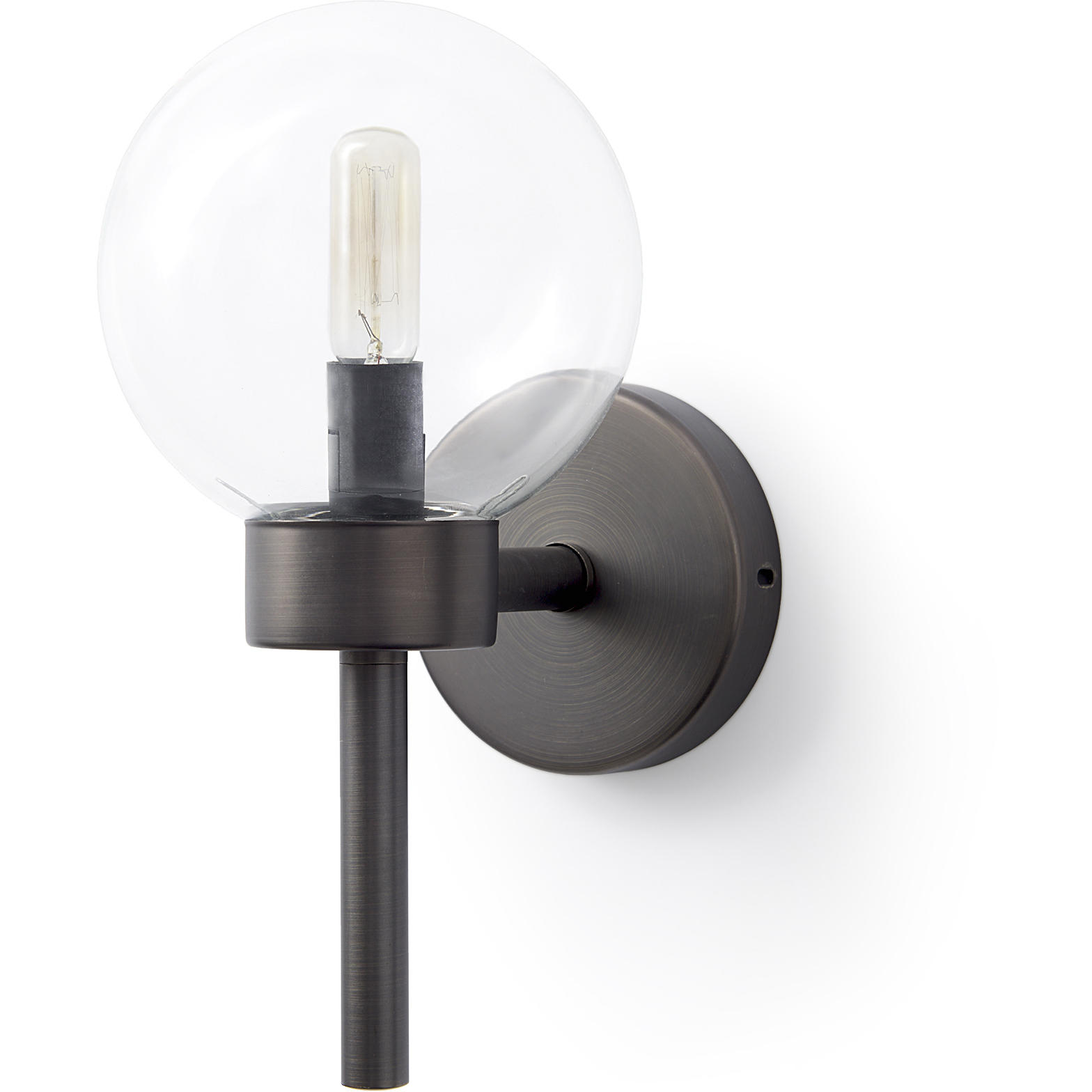 Boltern 6 inch Black Toned Wall Sconce Wall Light