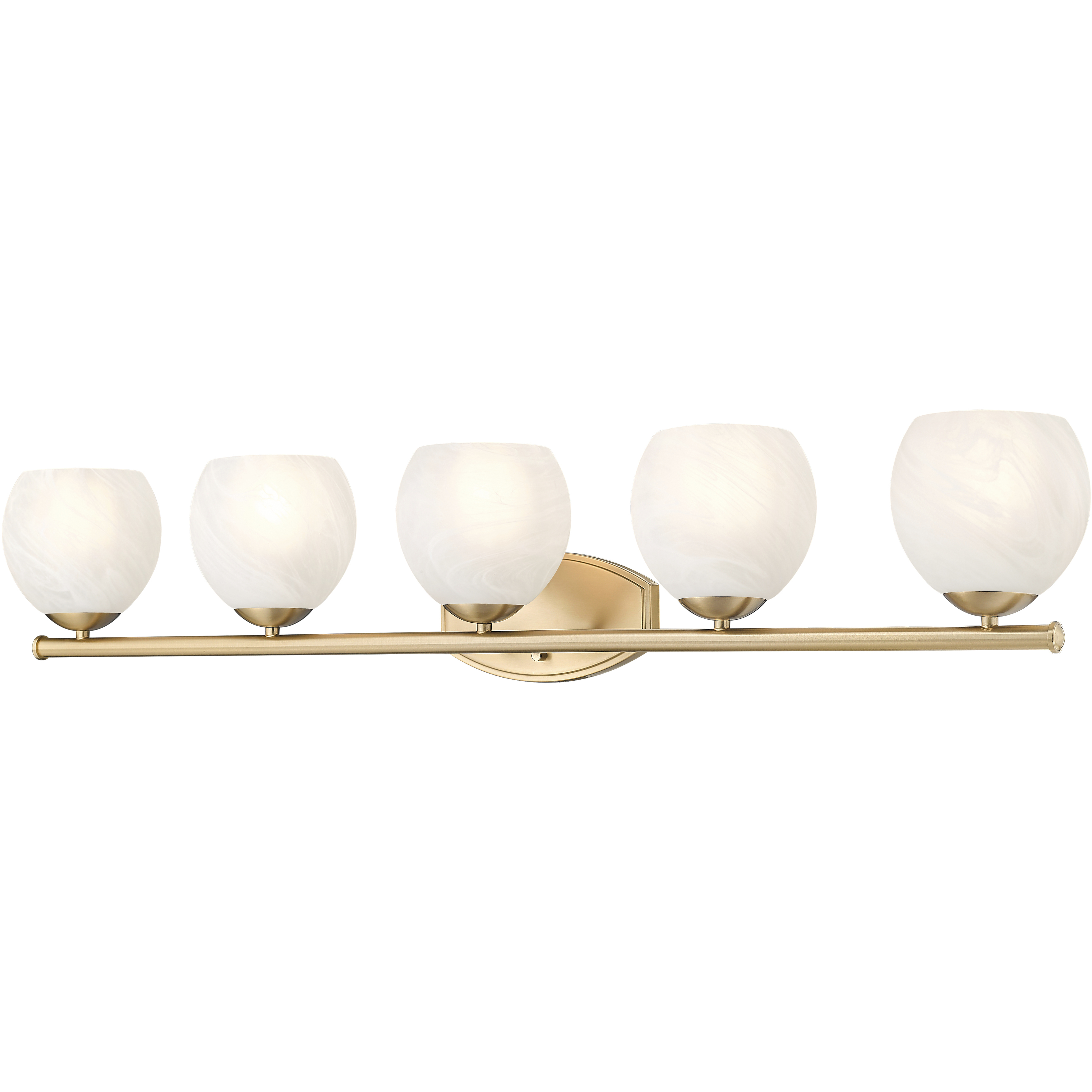 Colette Vanity Wall Light in Modern Gold