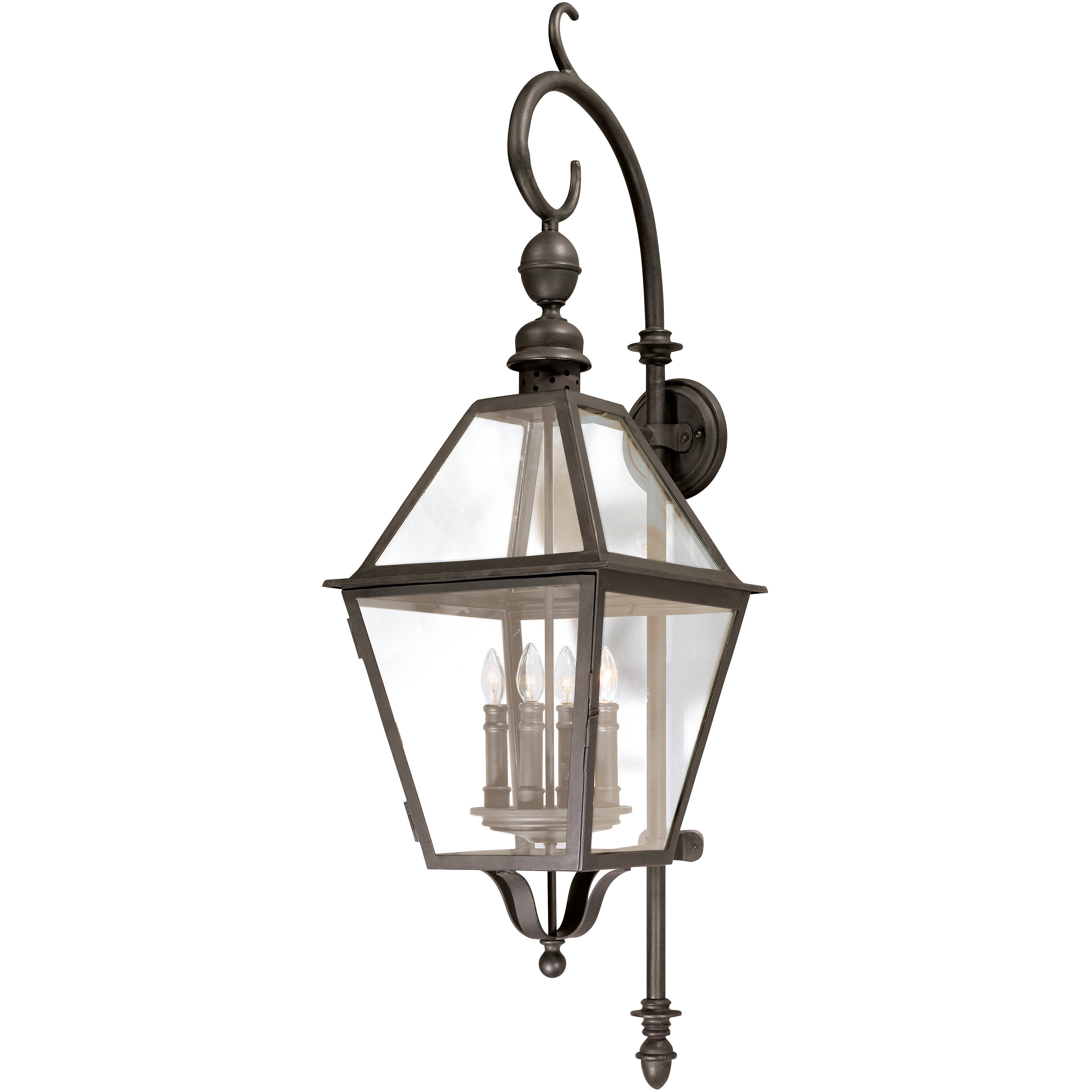 Townsend 4 Light 47 inch Textured Black Outdoor Wall Sconce