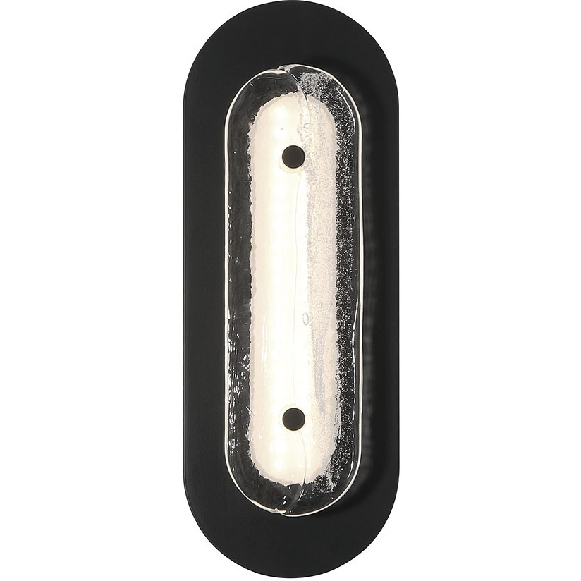Tramore 1 Light 16 inch Black Outdoor Wall Sconce in Silver