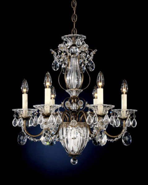 Bagatelle 7 Light 21 inch Etruscan Gold Chandelier Ceiling Light in Heritage