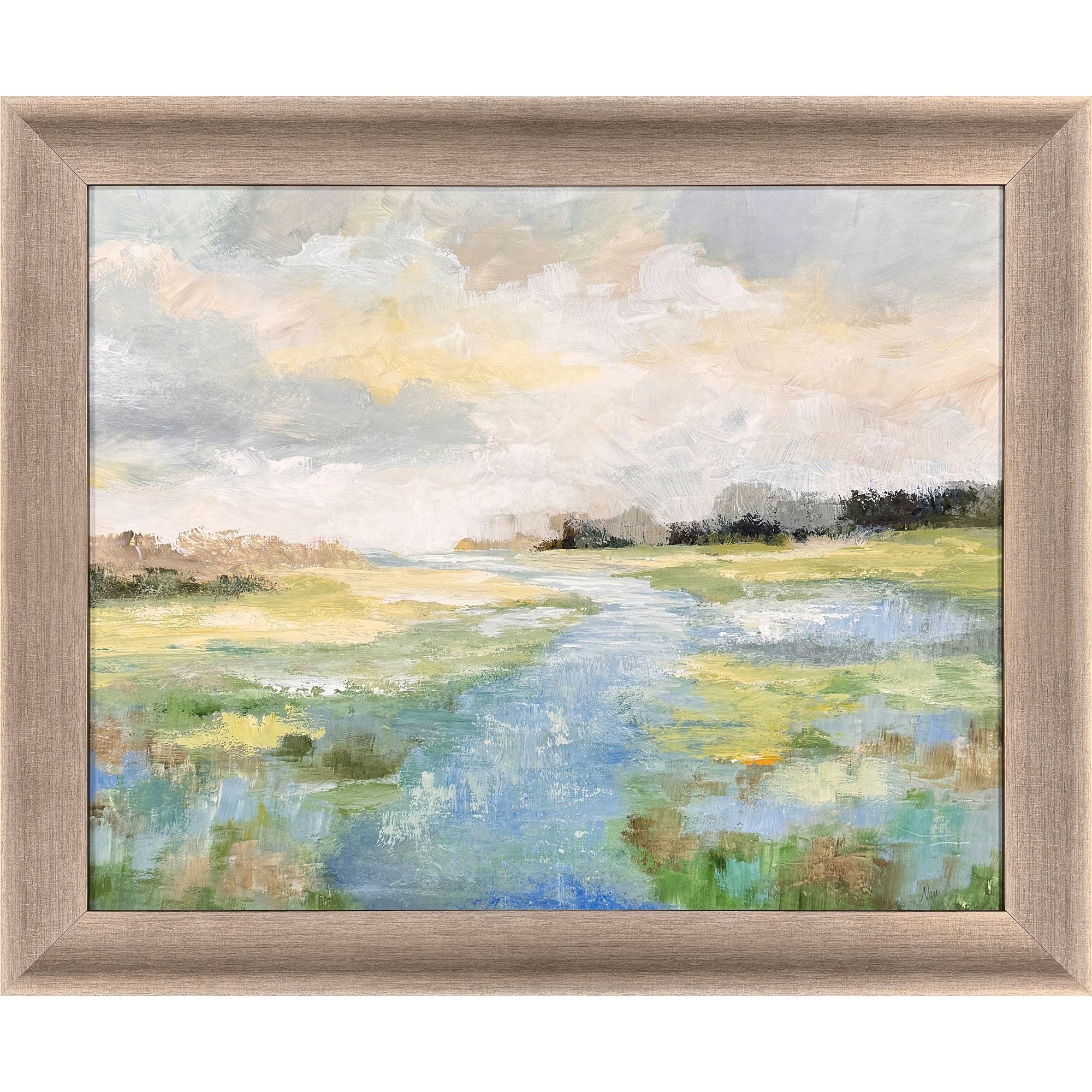 Propac Multi and Green and Blue and Yellow Framed Art, Propac