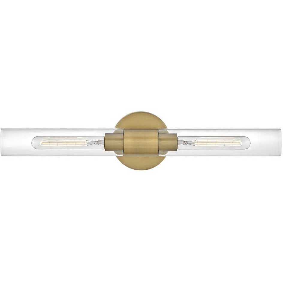 Shea LED 24 inch Lacquered Brass Bath Light Wall Light