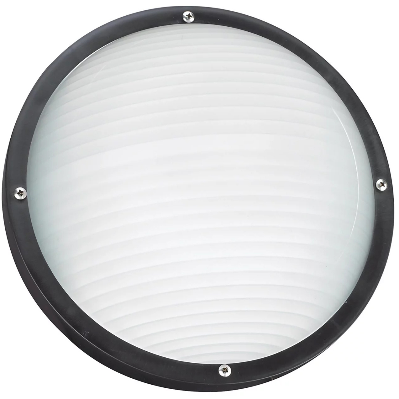 Bayside 1 Light 5 inch Black Outdoor Wall Or Ceiling Flush Mount