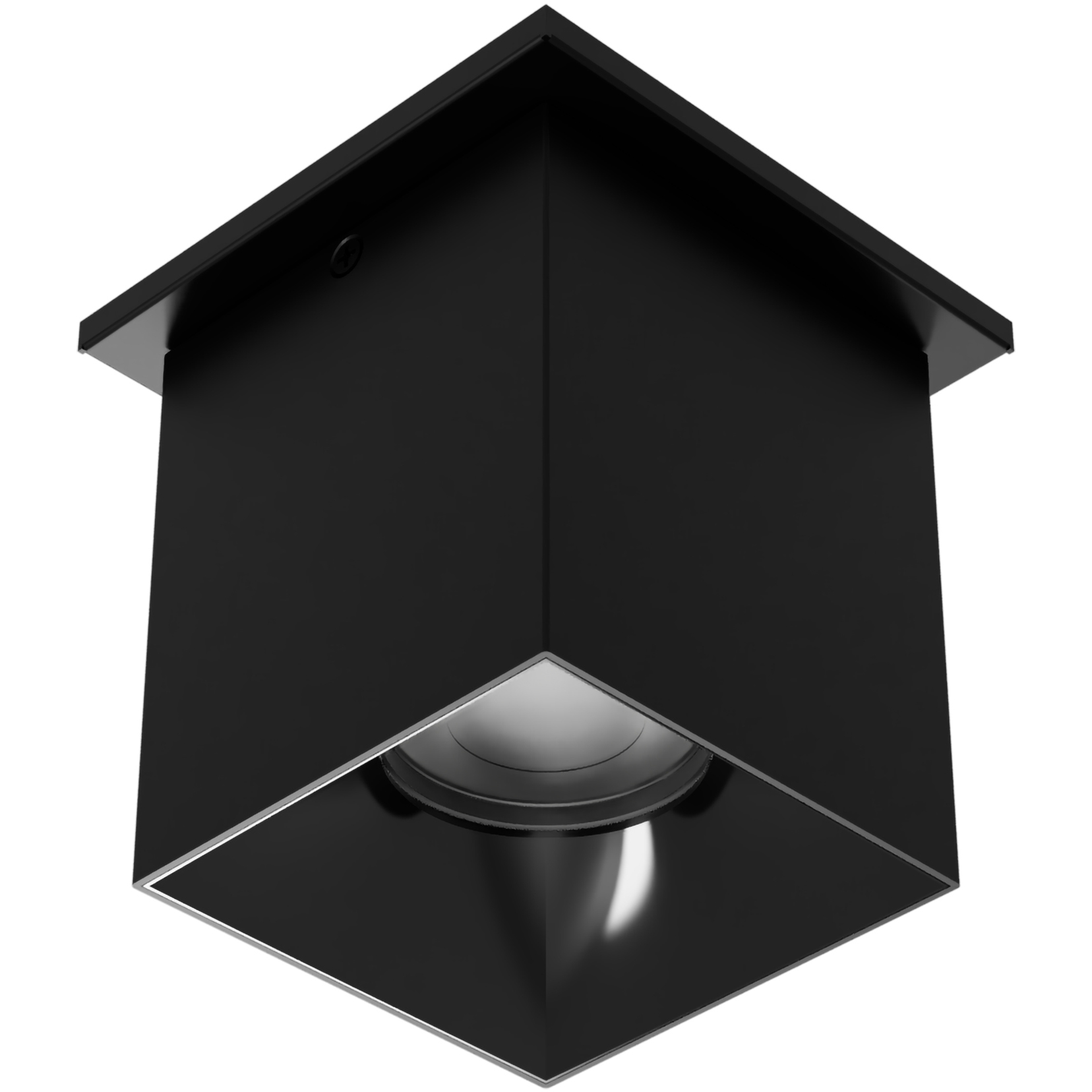 WAC Lighting C4ST-FCS-BKBK Zoron LED 3.63 inch Black Outdoor Ceiling ...