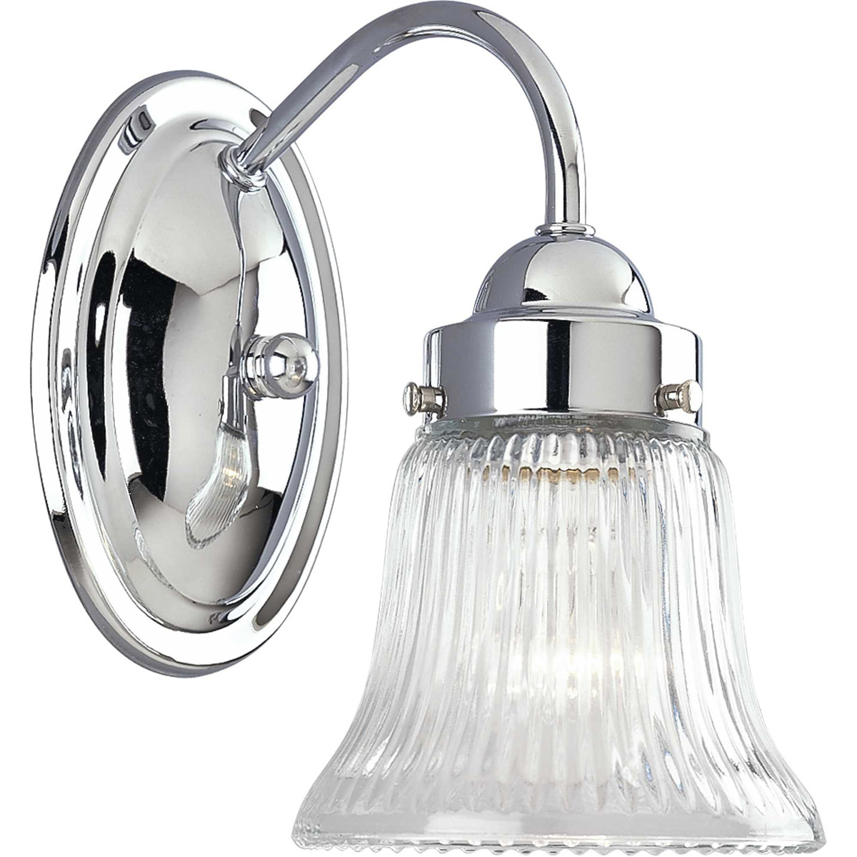 Clarence 1 Light 4.88 inch Polished Chrome Bath Vanity Wall Light