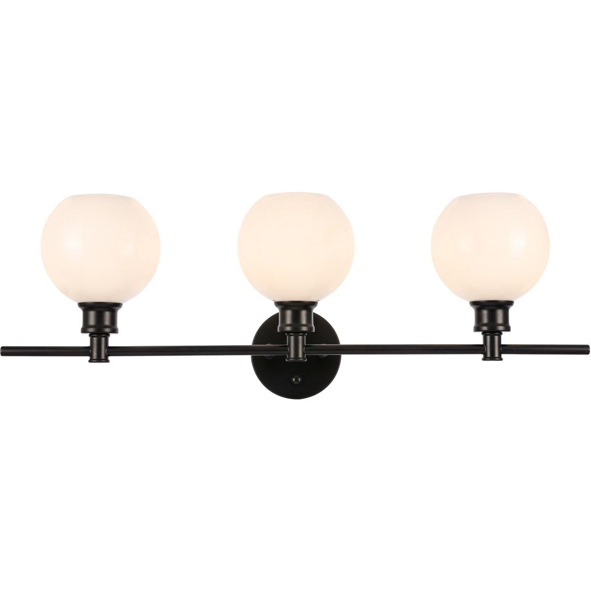 Collier 3 Light 28.1 inch Black Wall sconce Wall Light