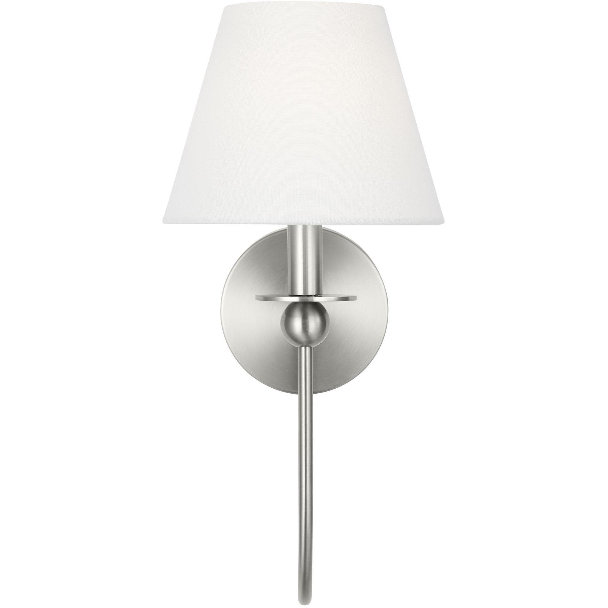 Drew & Jonathan Elsay 1 Light 7 inch Brushed Nickel Sconce Wall Light, Small