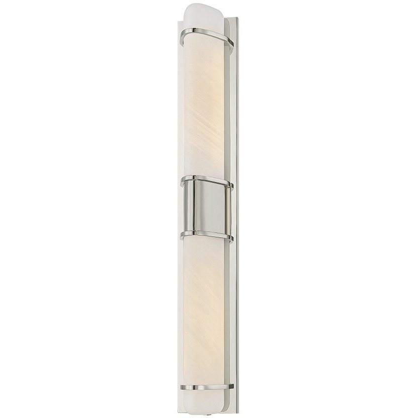 Tottenville 2 Light 4.25 inch Polished Nickel Wall Sconce Wall Light