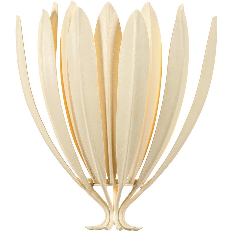 Whitfield Wall Sconce Wall Light in Cream Plaster