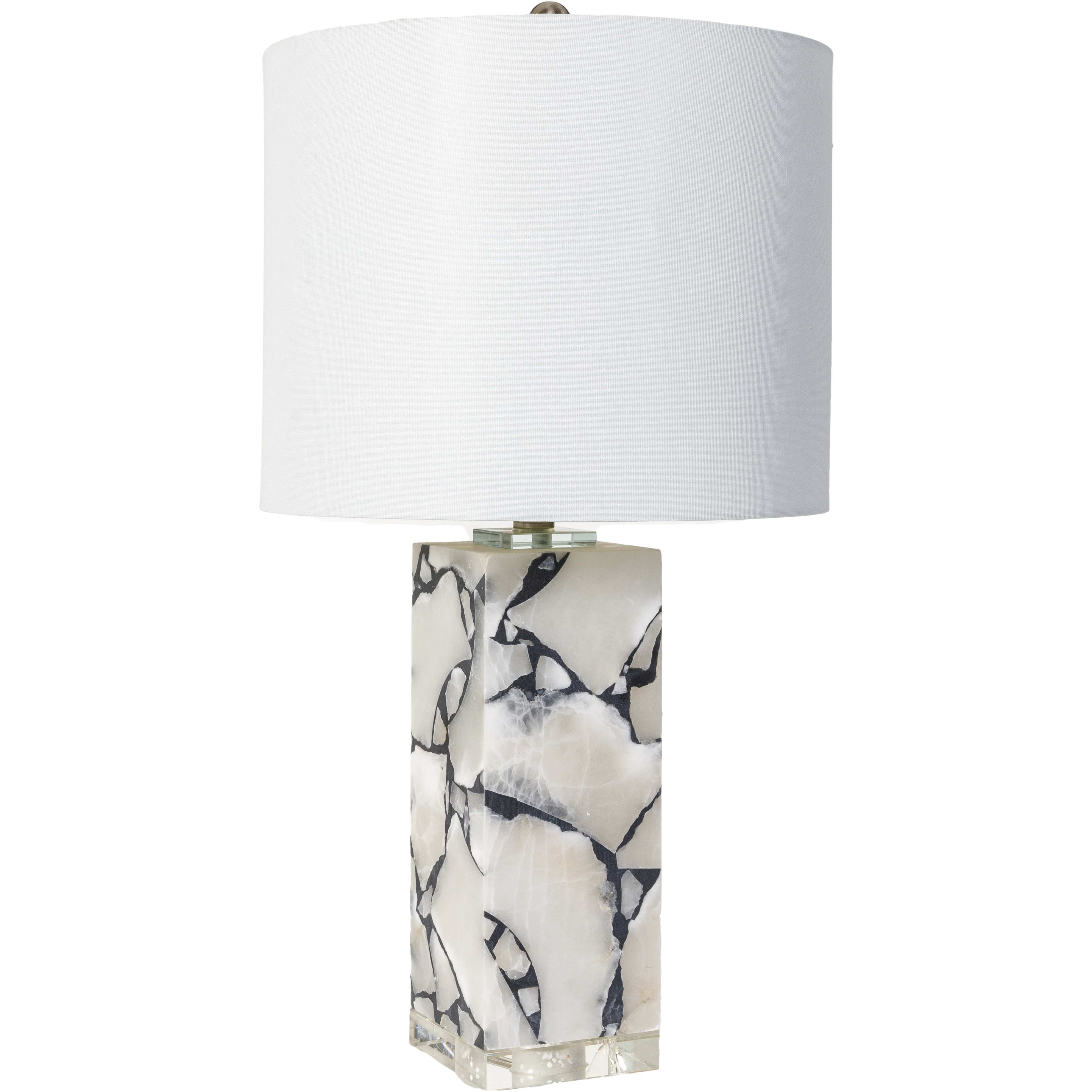 Angelo 26.5 inch 60 watt Clear Table Lamp Portable Light