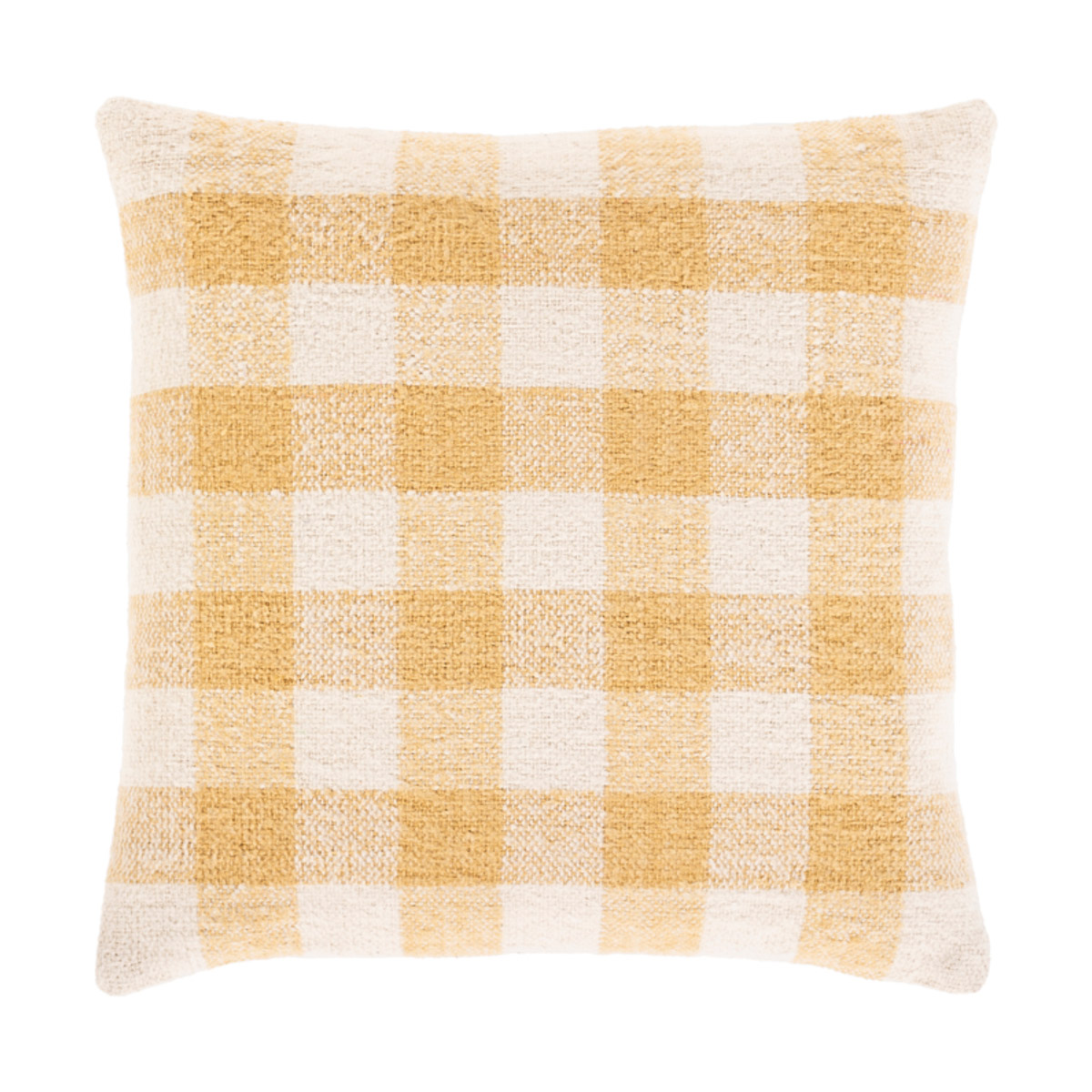 Malcom 18 X 18 inch Cream/Saffron/Beige Pillow Kit, Square