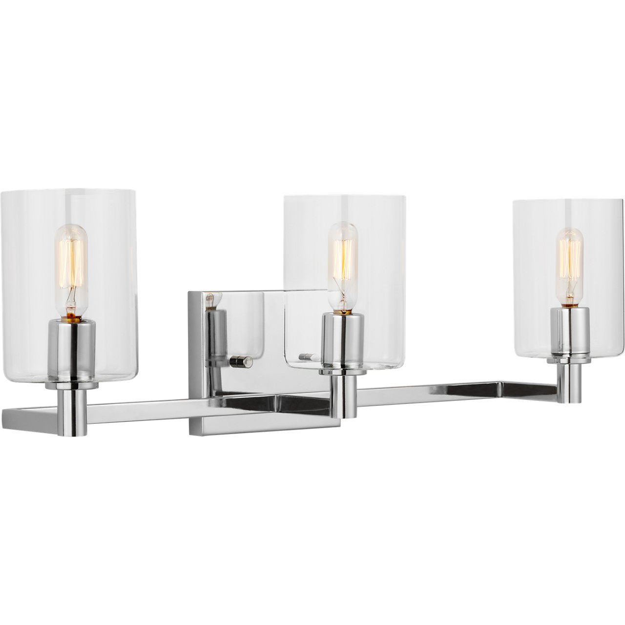 Fullton 3 Light 24.63 inch Satin Brass Bath Vanity Wall Light