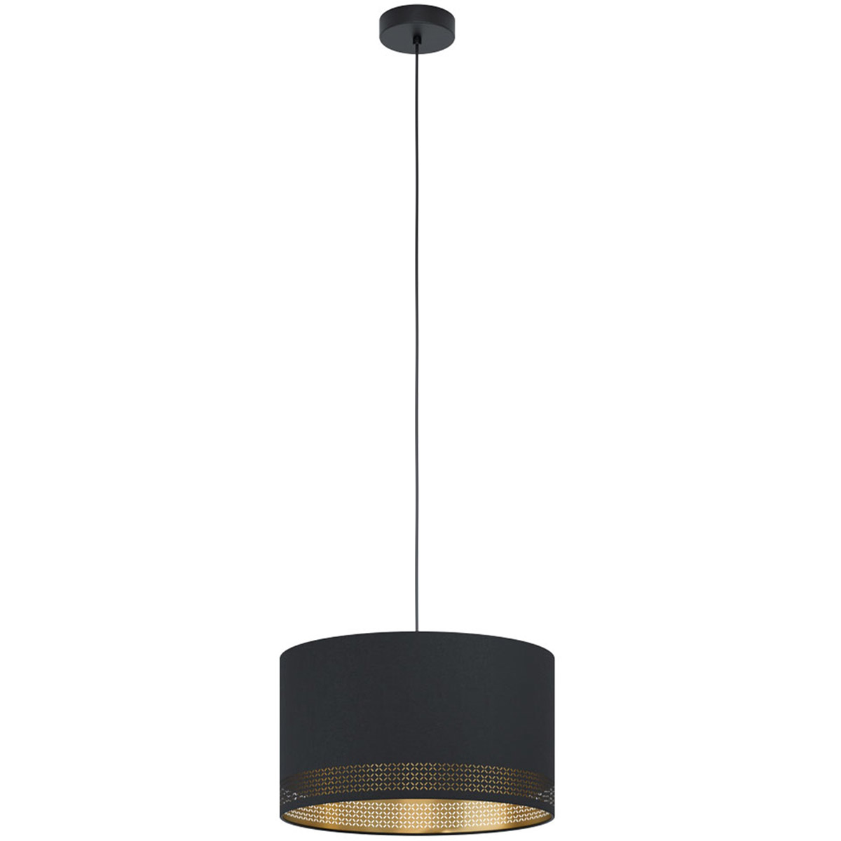 Esteperra 1 Light 15 inch Black Pendant Ceiling Light