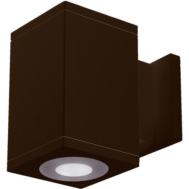 Cube Arch LED 4.5 inch Black Sconce Wall Light in Flood, 90, 2700K, Away From Wall