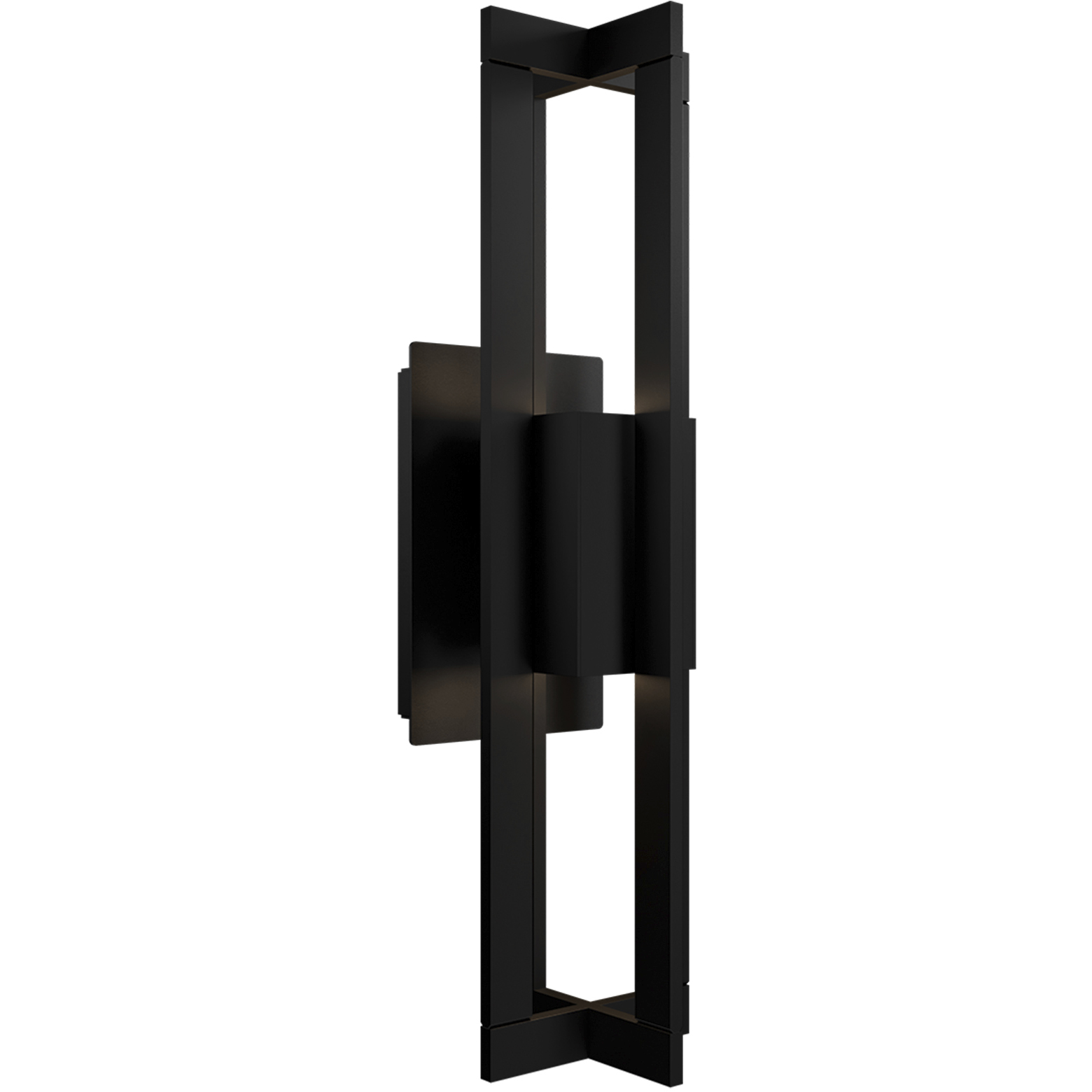 Gander LED 20 inch Black Outdoor Wall Lighting in 4000K