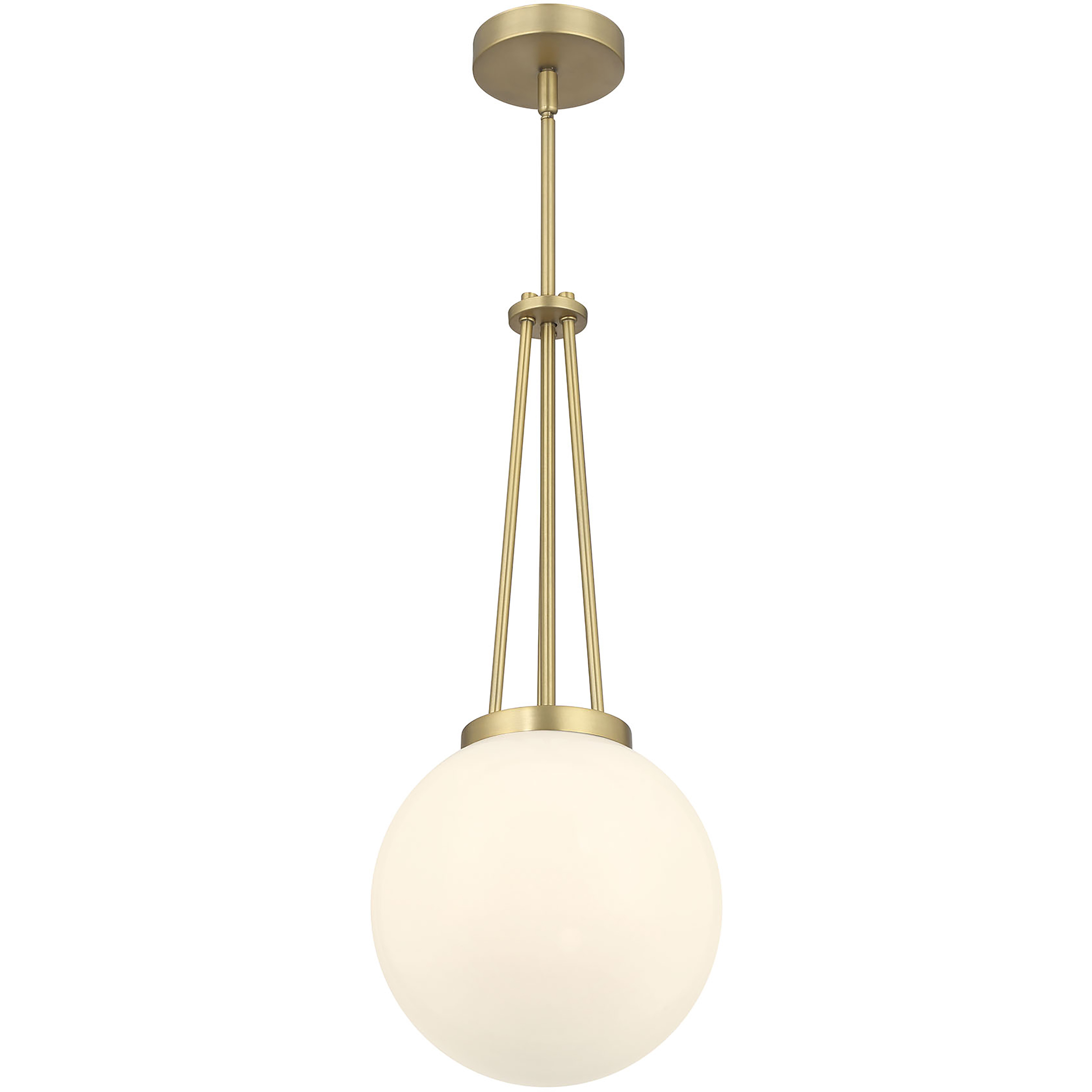 Vellin 1 Light 10 inch Vintage Brass Pendant Ceiling Light