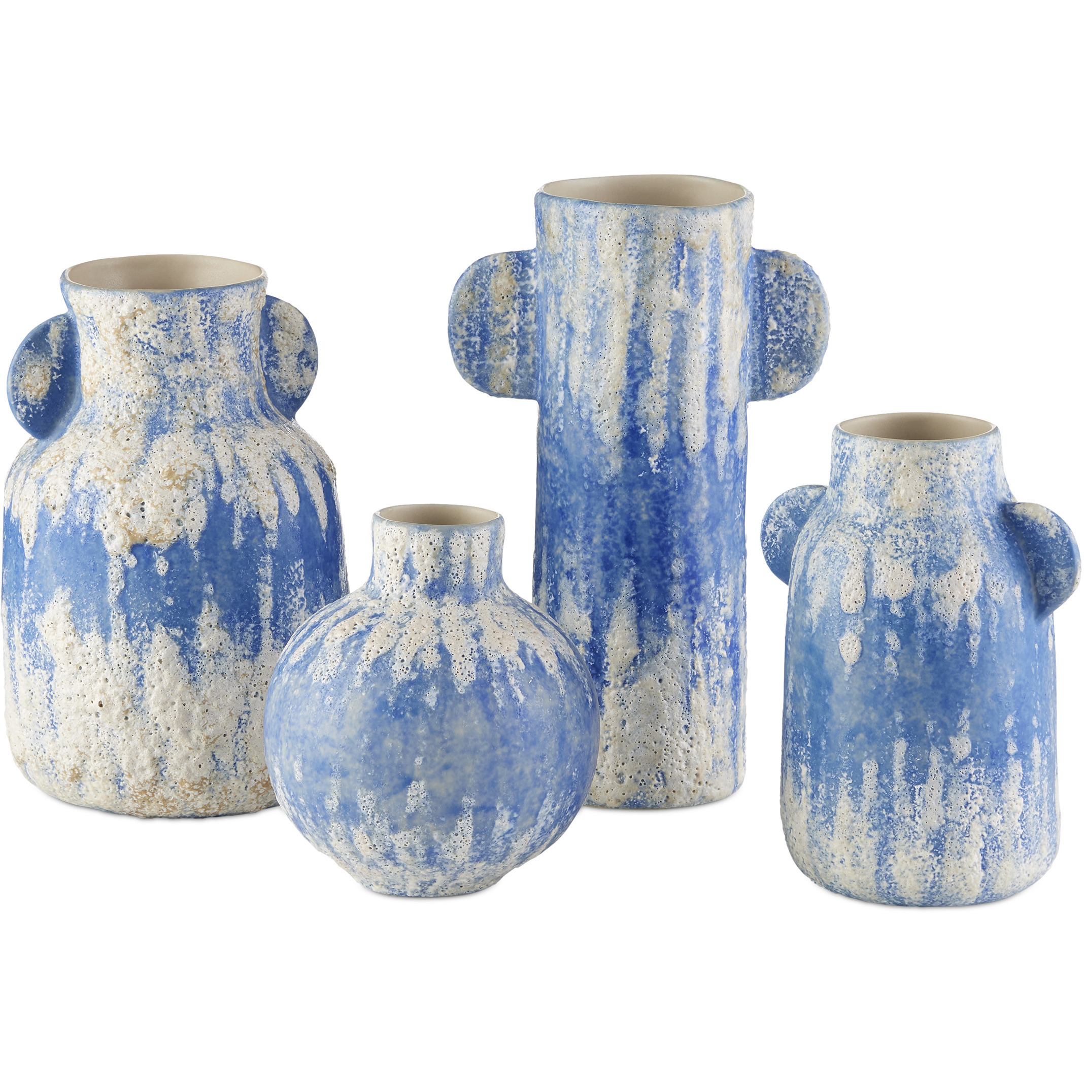 Paros 5.5 X 5 inch Vases, Set of 4