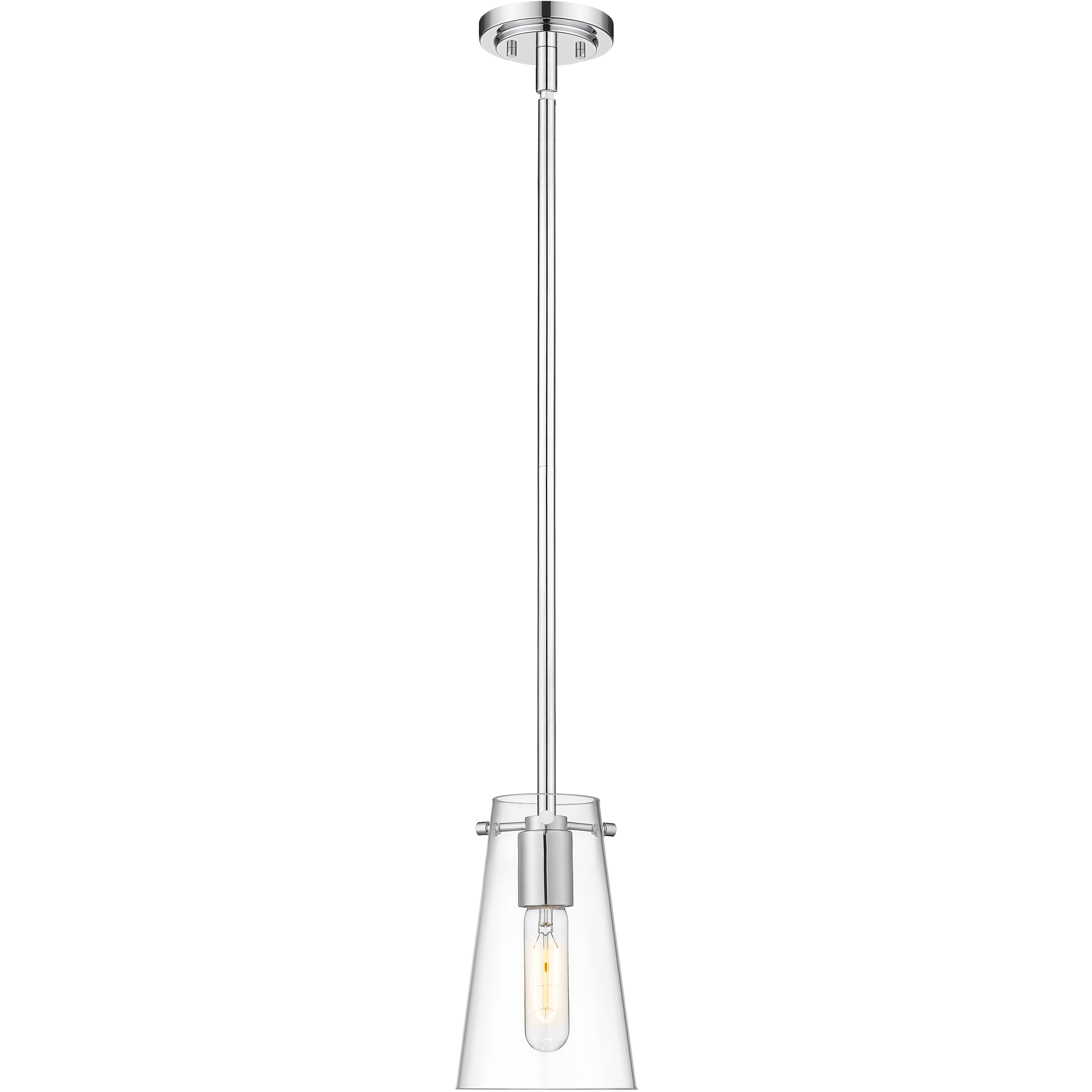 Kira 1 Light 5 inch Chrome Pendant Ceiling Light
