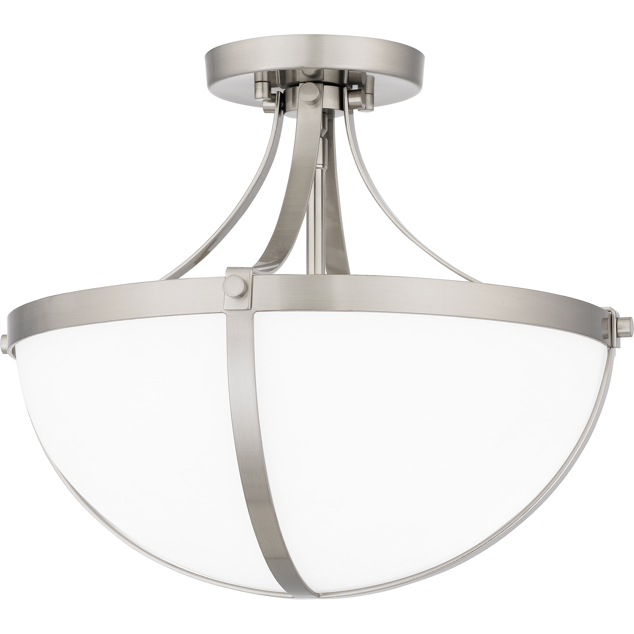Brushed Nickel Semi Flush Mount Lighting
