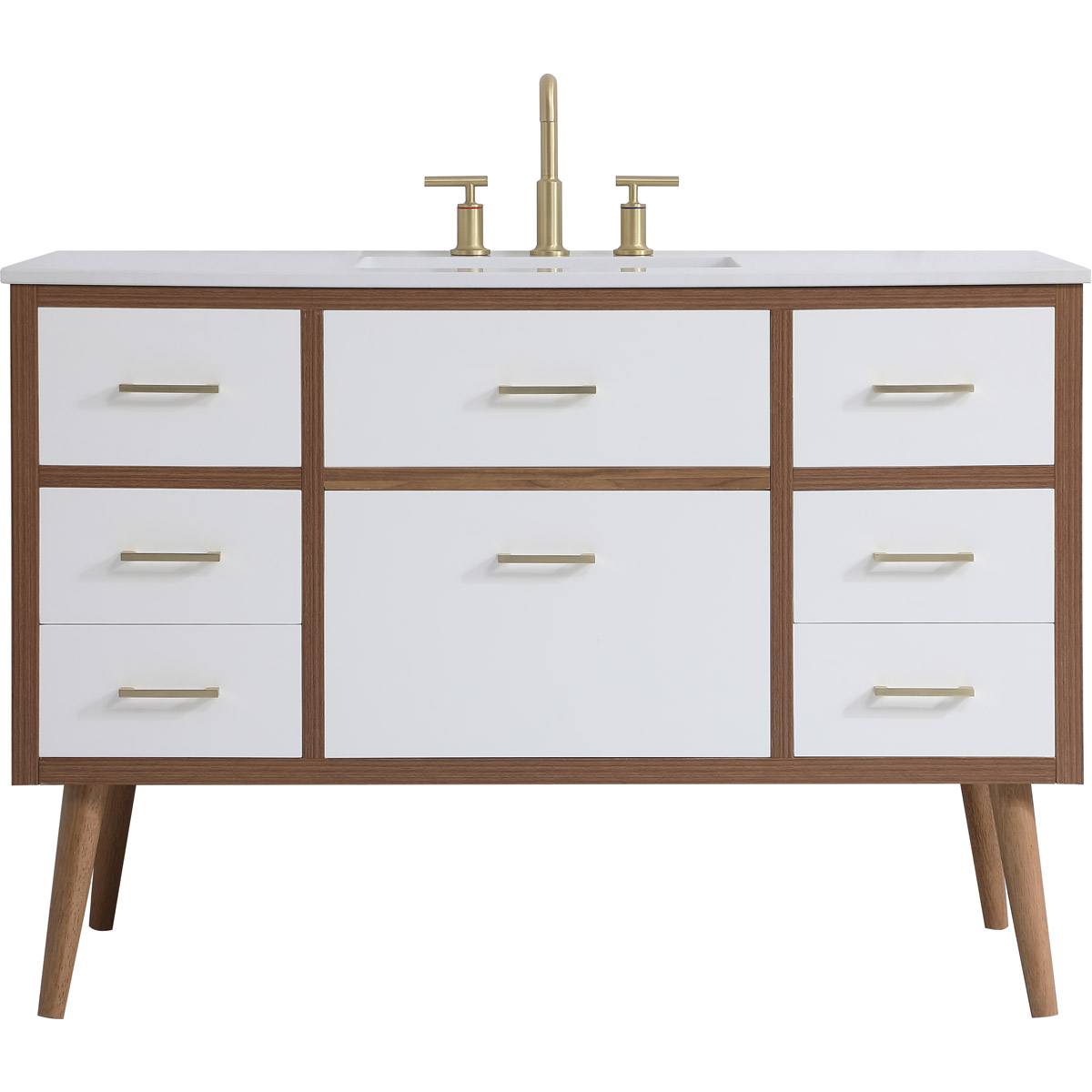 Boise 48 X 33.5 inch White Vanity Sink Set in Not Included