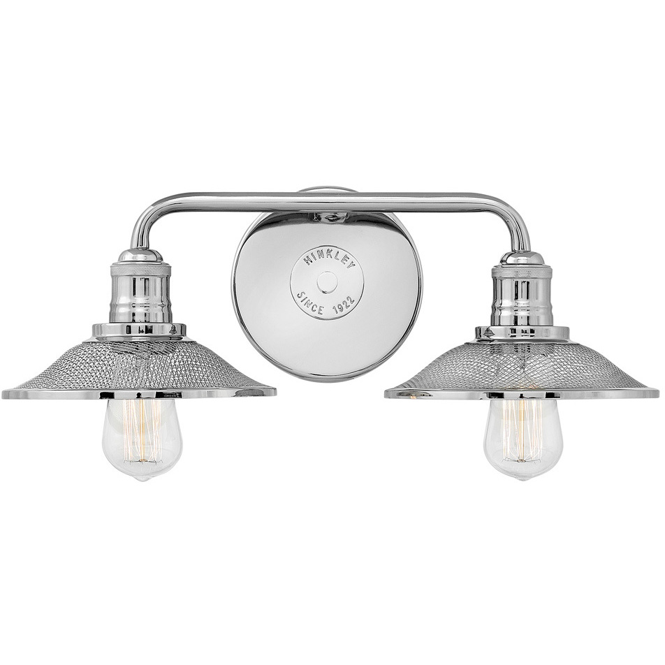 Rigby 2 Light 19 inch Polished Nickel Vanity Light Wall Light