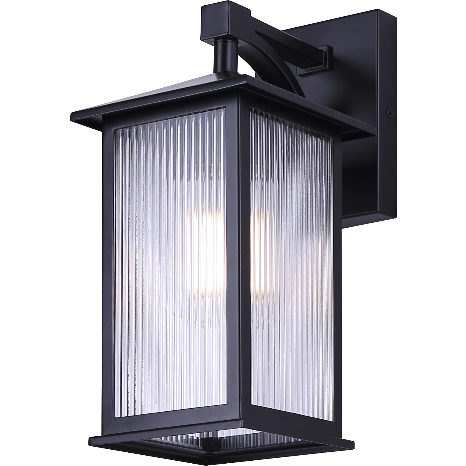 Fernie 1 Light 12.5 inch Matte Black Outdoor Down Light