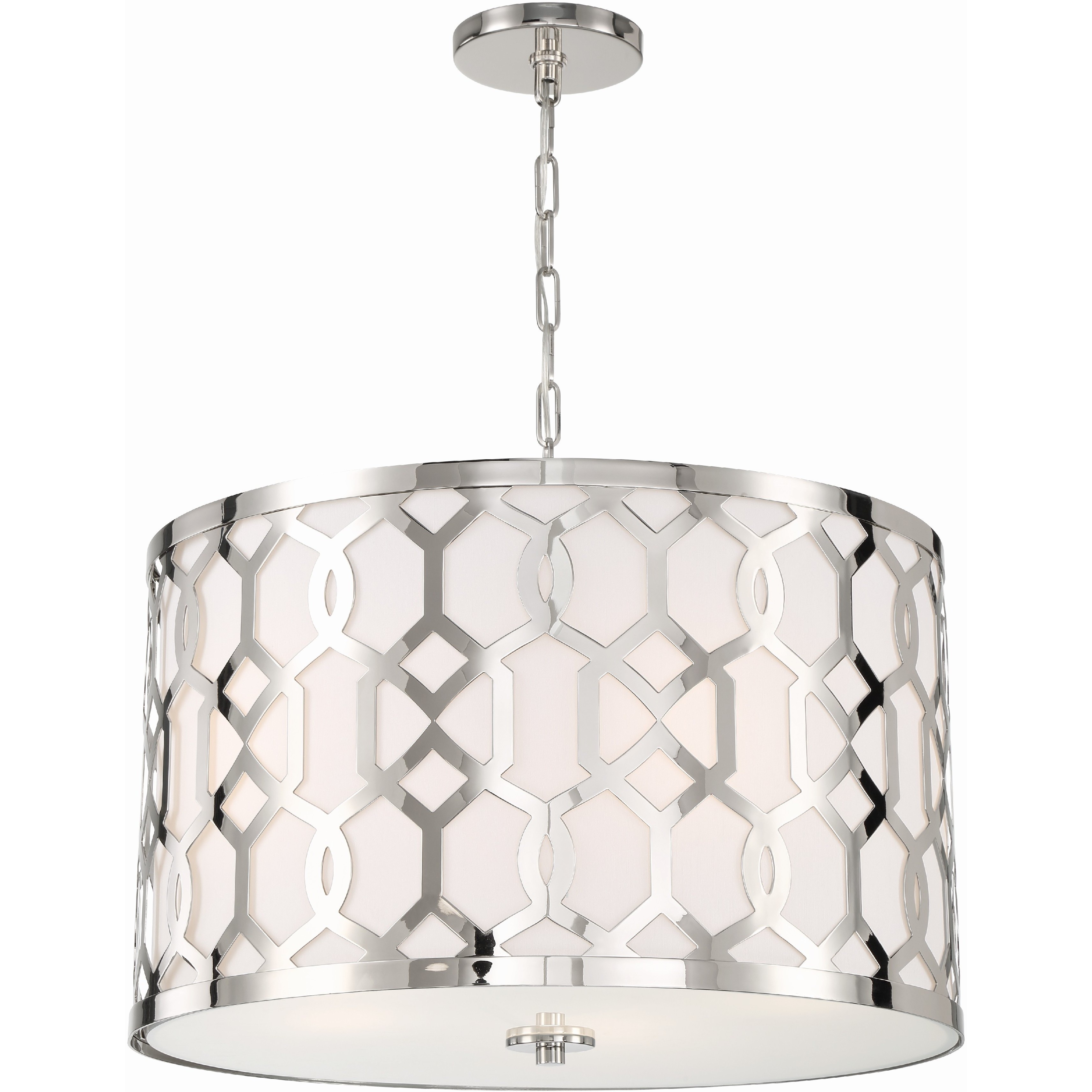 Jennings 5 Light 24.25 inch Polished Nickel Pendant Ceiling Light