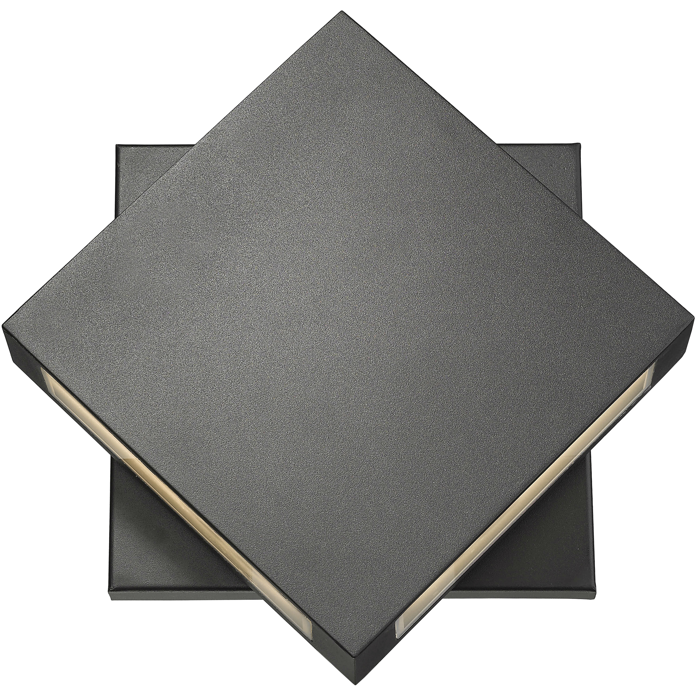 Quadrate LED 11 inch Black Outdoor Wall Light