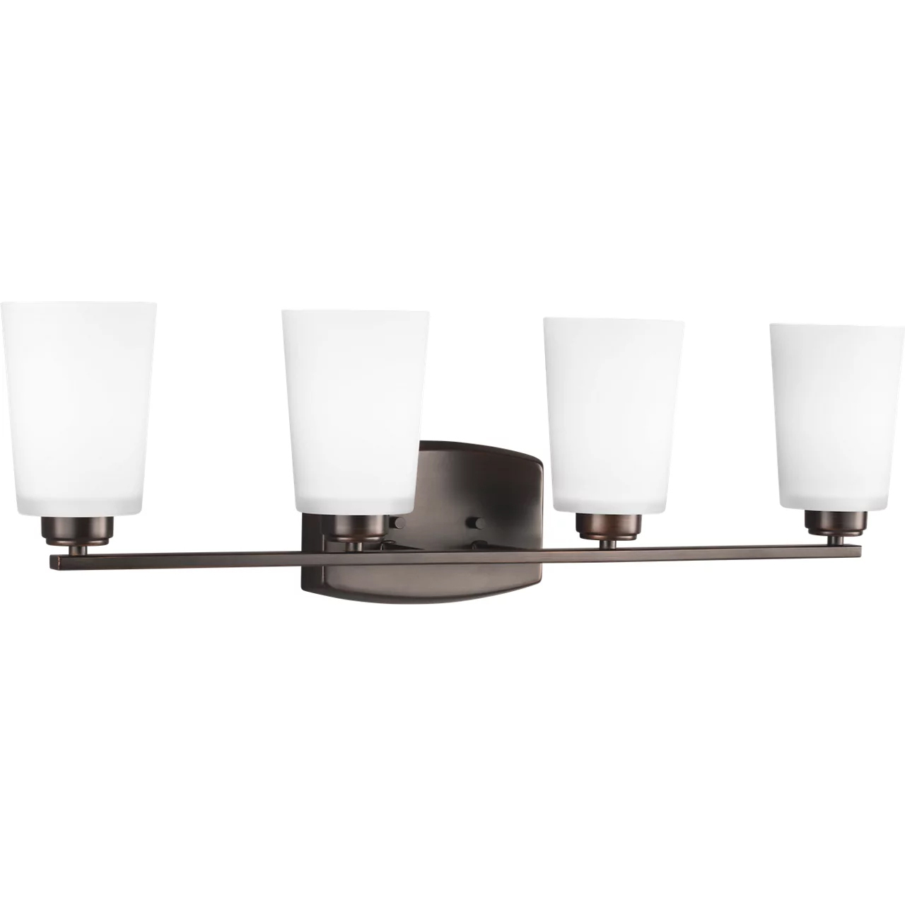 Franport 4 Light 29.38 inch Bronze Wall Bath Fixture Wall Light