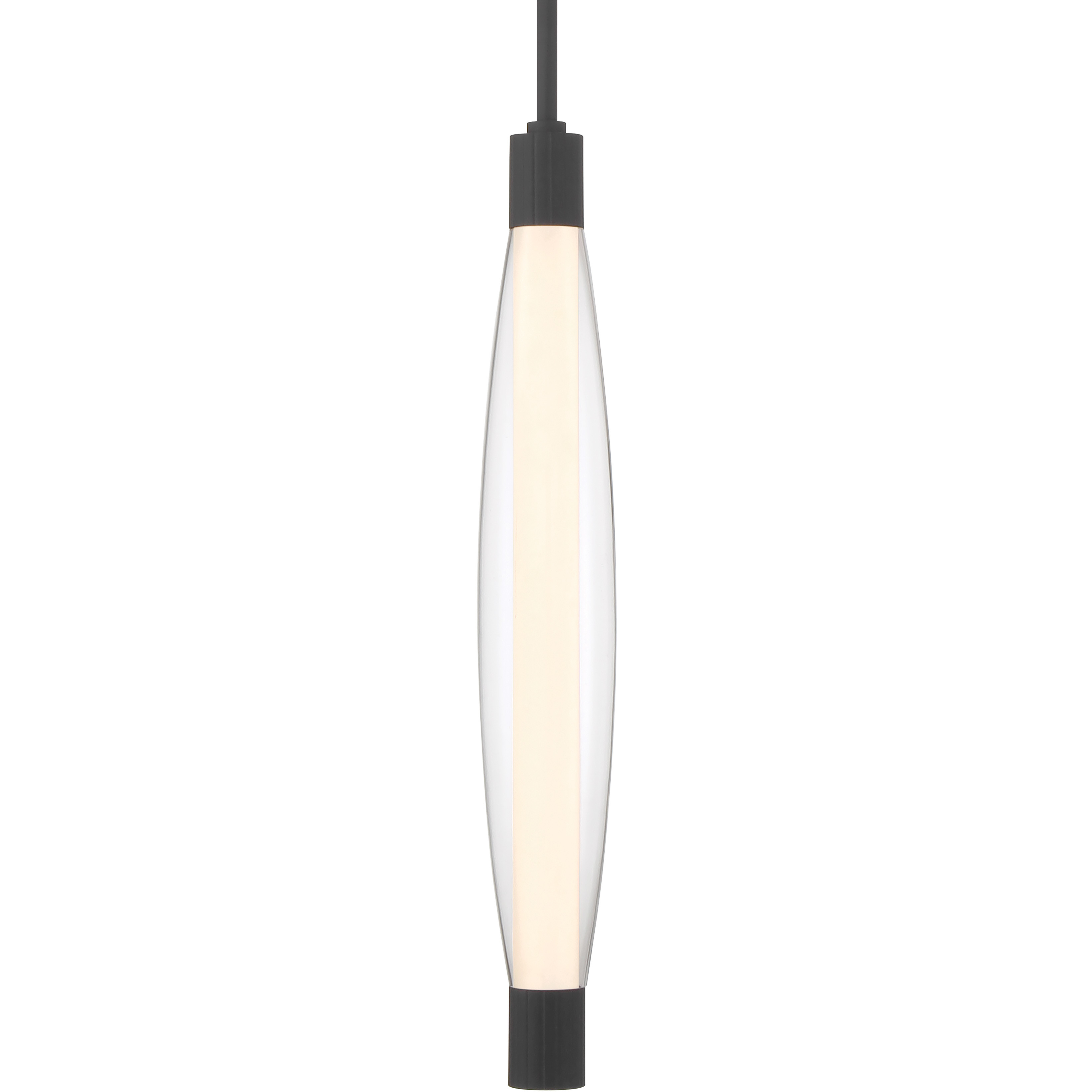 Verto LED 3 inch Dark Matte Black Pendant Ceiling Light