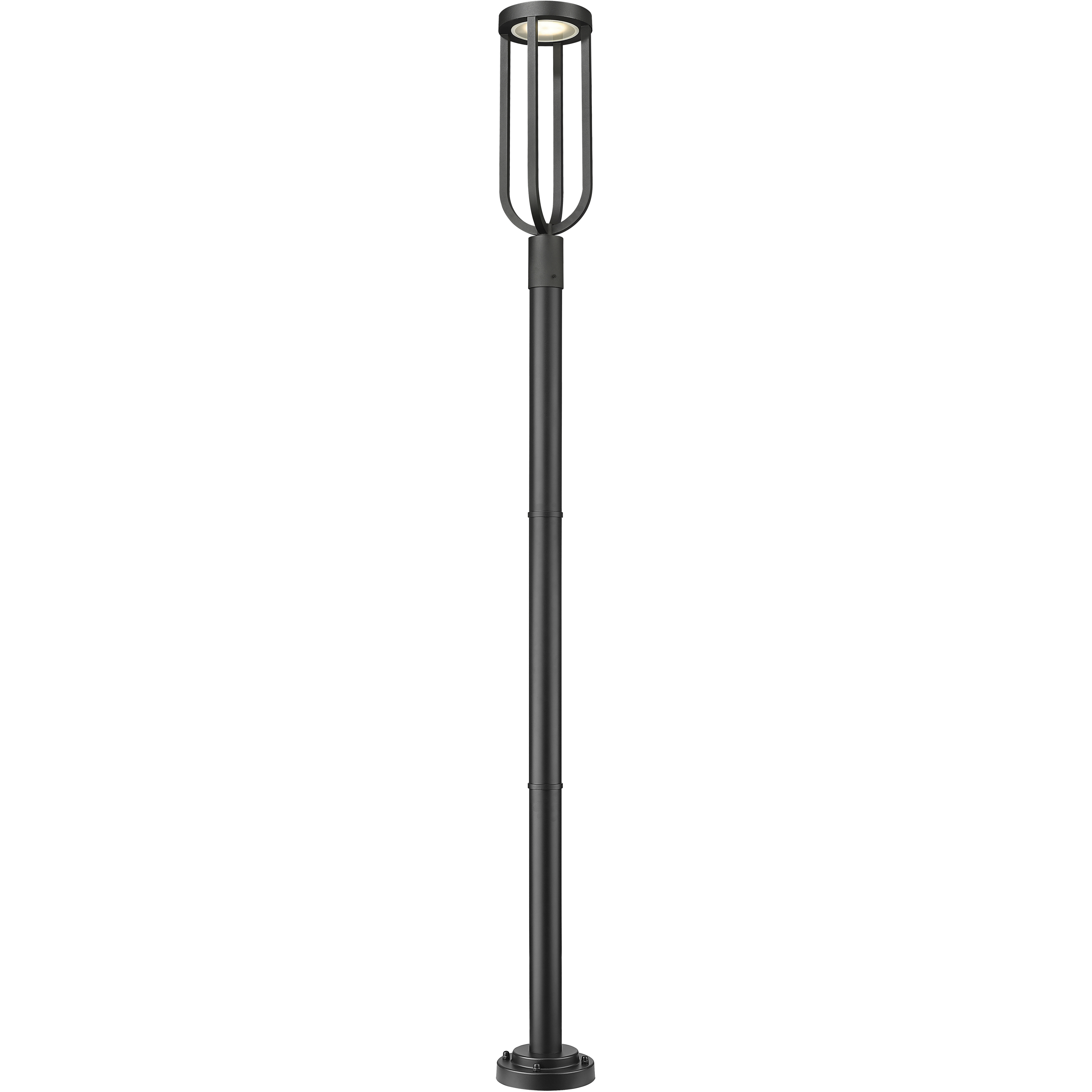 Leland LED 97.25 inch Sand Black Outdoor Post Mounted Fixture